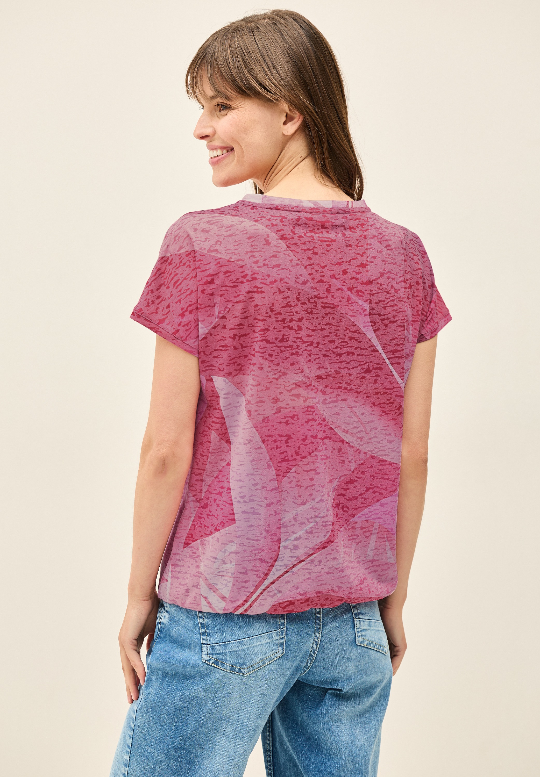 Cecil Print-Shirt, mit Elastikbund günstig online kaufen