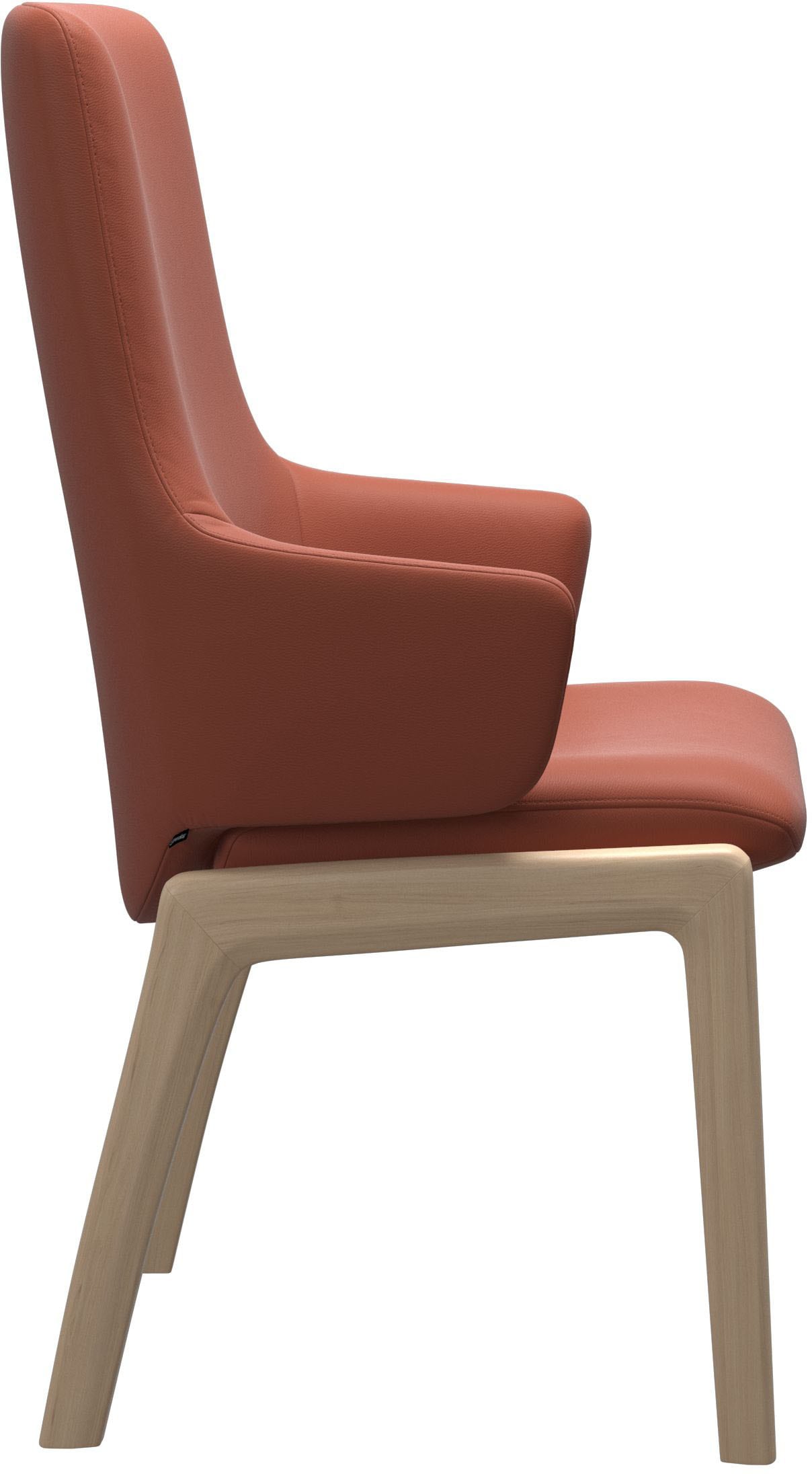 Stressless® Polsterstuhl »Laurel«, Leder PALOMA, High Back mit Armlehne, Größe L, mit abgerundeten Beinen in Walnuss