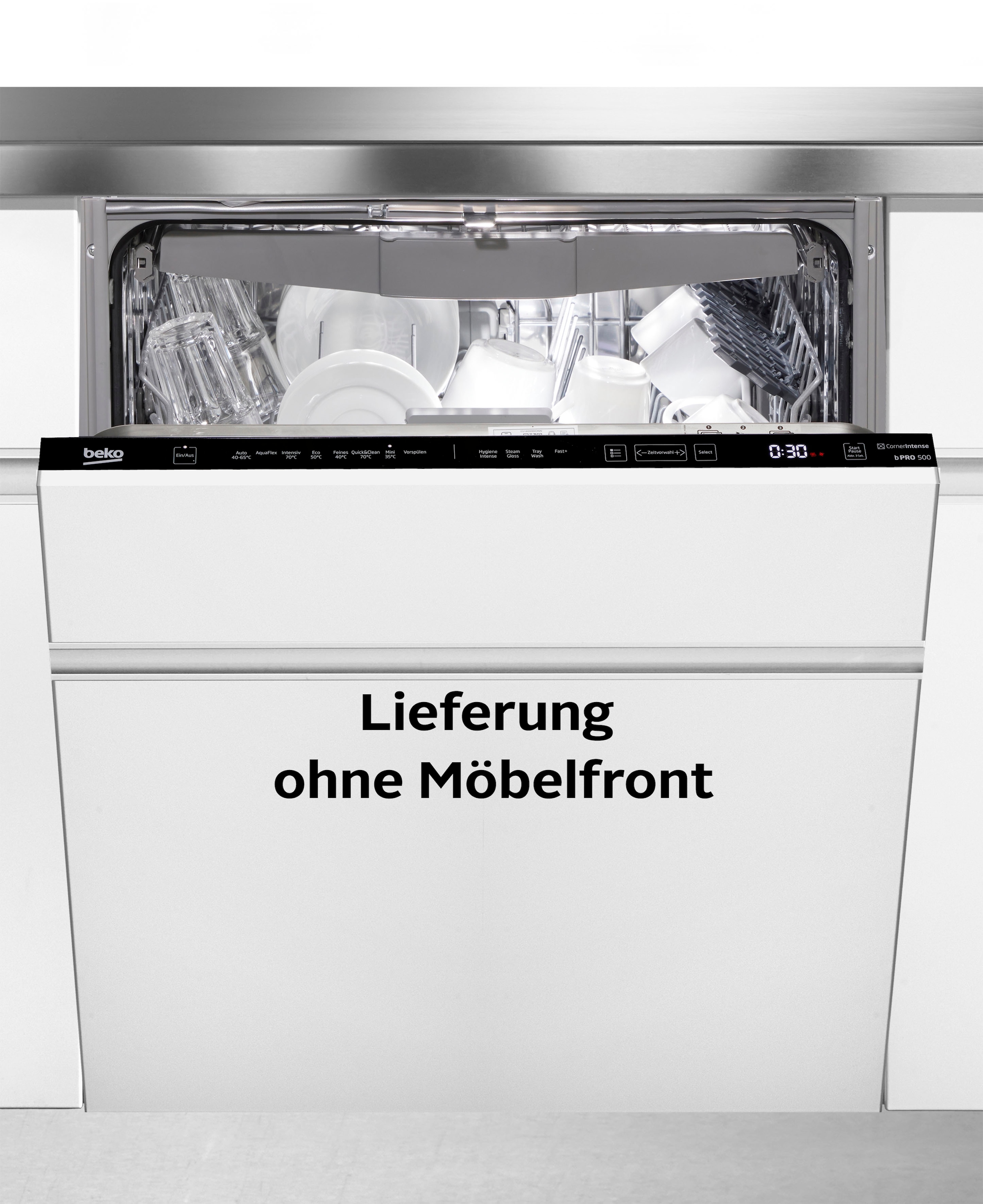 BEKO vollintegrierbarer Geschirrspüler »BDIN38440 7696401677«, 14 Maßgedecke, hocheinbaufähig