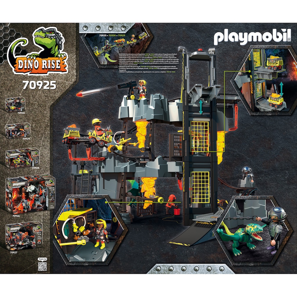 Playmobil® Konstruktions-Spielset »Dino Mine (70925), Dino Rise«, (366 St.)