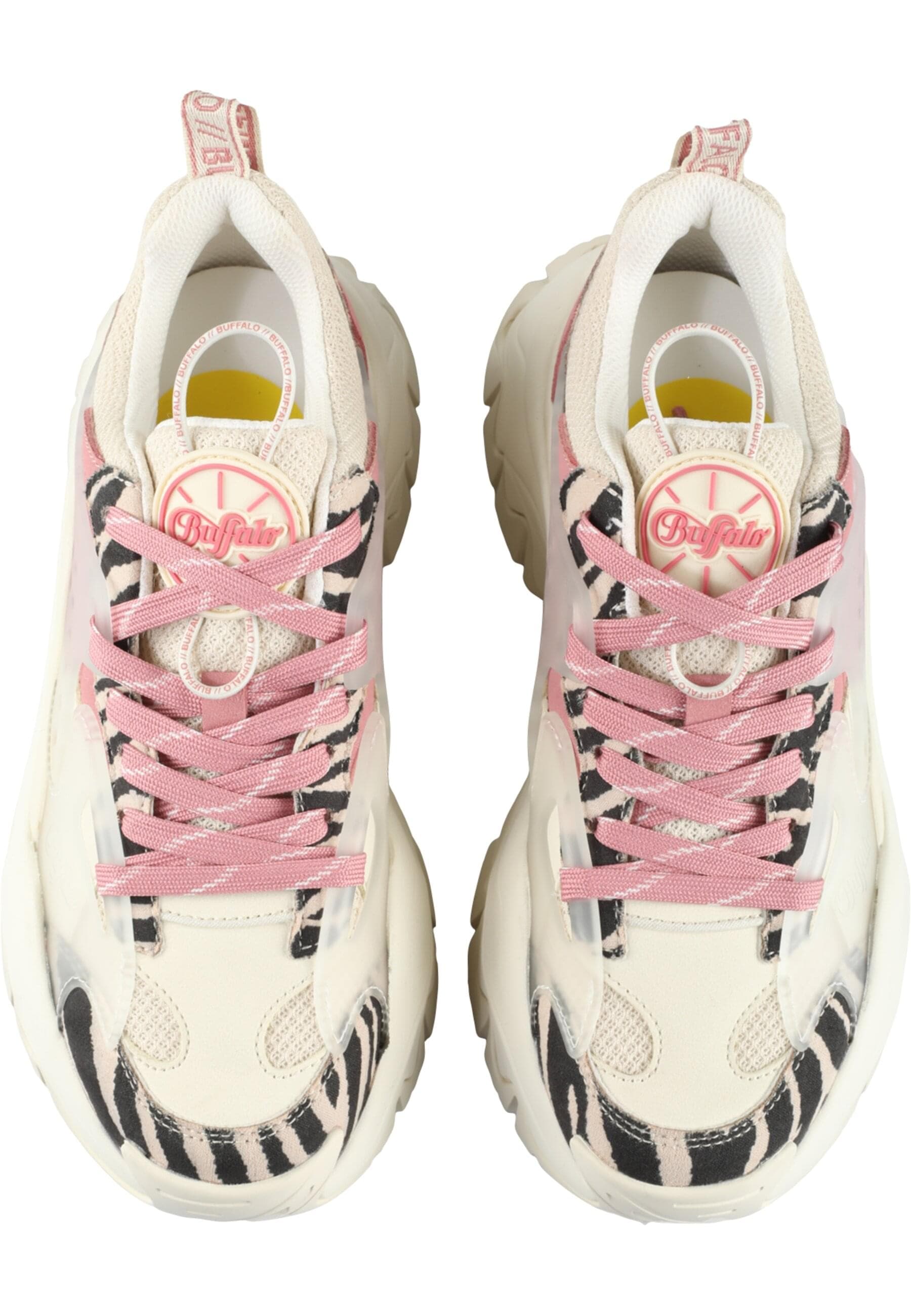 BUFFALO Damen Trainingsschuh "Buffalo TRAIL ONE", Gr. 36beige, rose leo, Schuhe