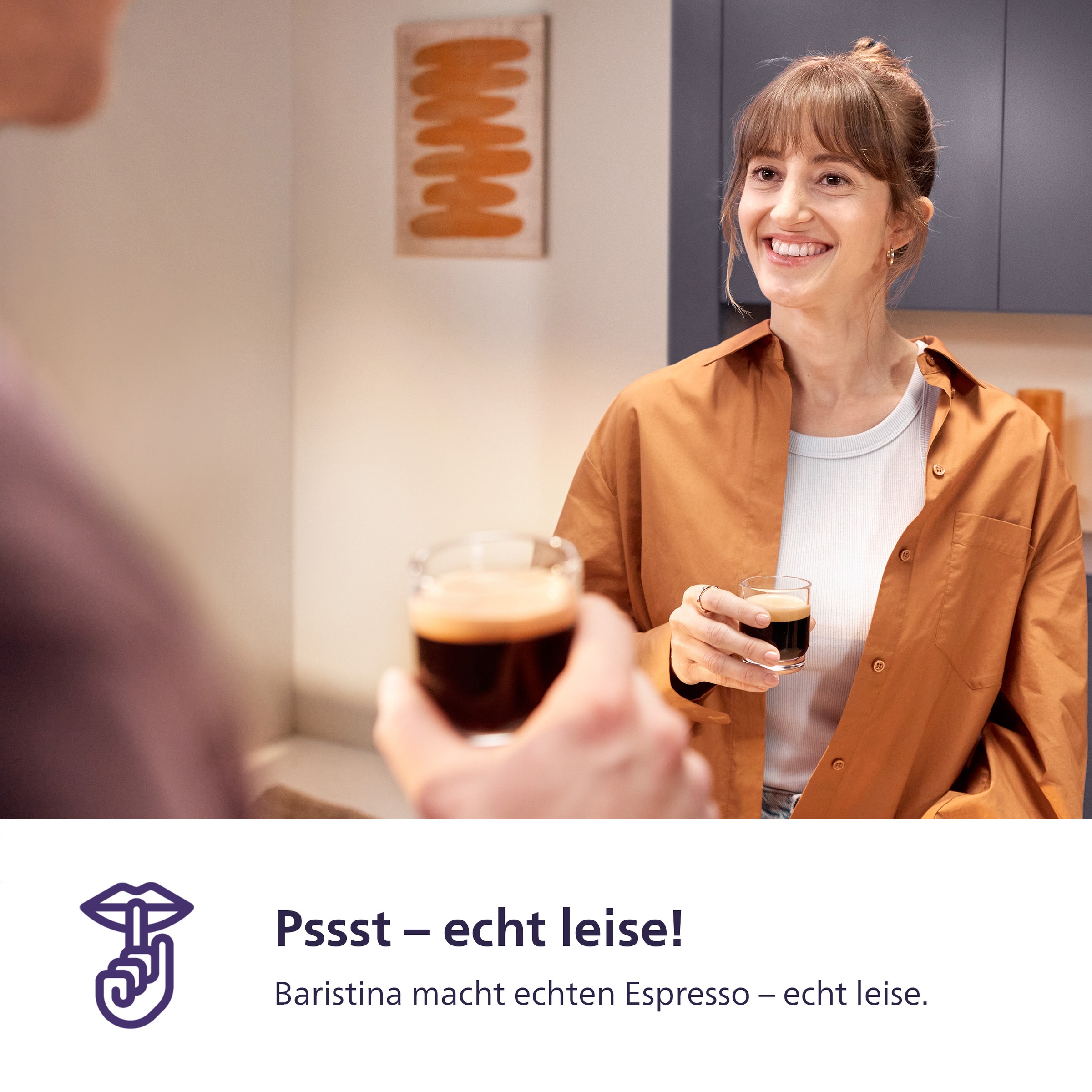 PHILIPS baristina Espressomaschine »mit Bean swap BAR320/60 mit Mahlwerk für ganze Bohnen«, Doppelter Bohnenbehälter, 16 bar Pumpendruck, Schwarzgrau