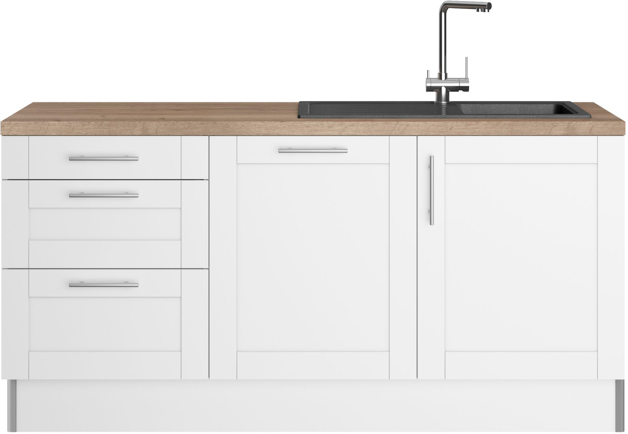 KOCHSTATION Küche "KS-Ahus", 180 cm breit, wahlw.mit E-Geräten, Soft Close günstig online kaufen