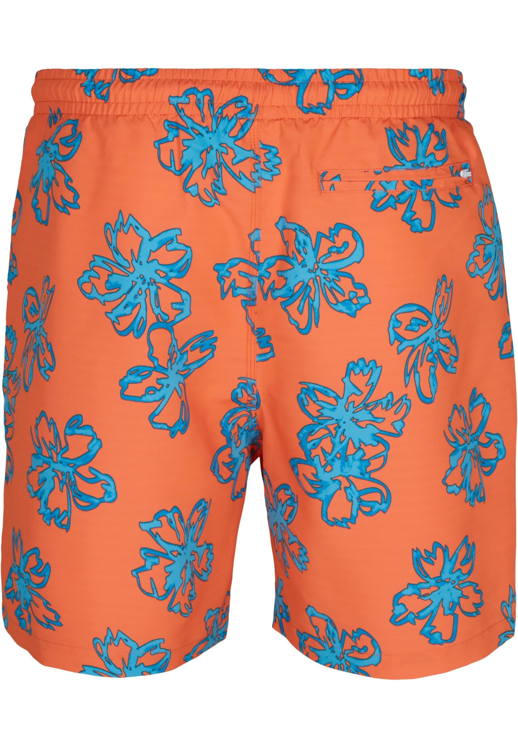 URBAN CLASSICS Badeshorts »Urban Classics Herren Floral Swim Shorts«