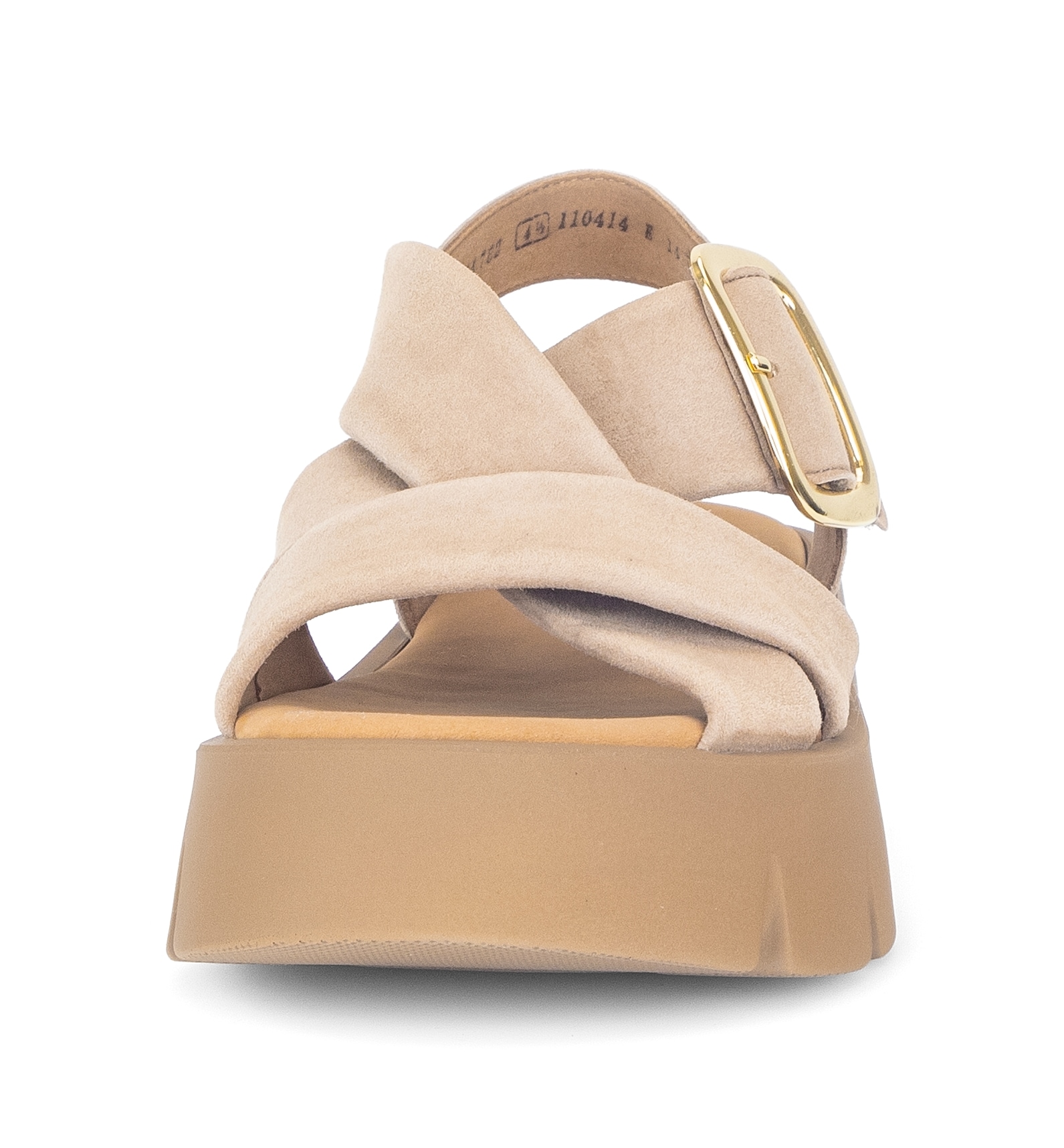 Gabor Keilsandalette  , Plateau, Sommerschuh, Riemchensandale mit Kreuzbandage
