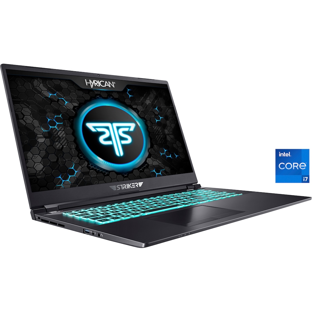 Hyrican Gaming-Notebook »Striker 1672«, 43,94 cm, / 17,3 Zoll, Intel, Core i7, GeForce RTX 3070, 2000 GB SSD