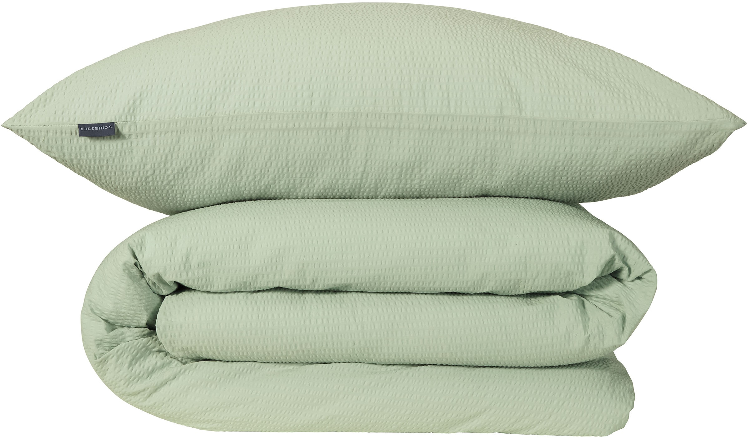 Schiesser Bettwäsche "Laura aus Baumwoll-Seersucker in zarten Farbtönen" 2 günstig online kaufen