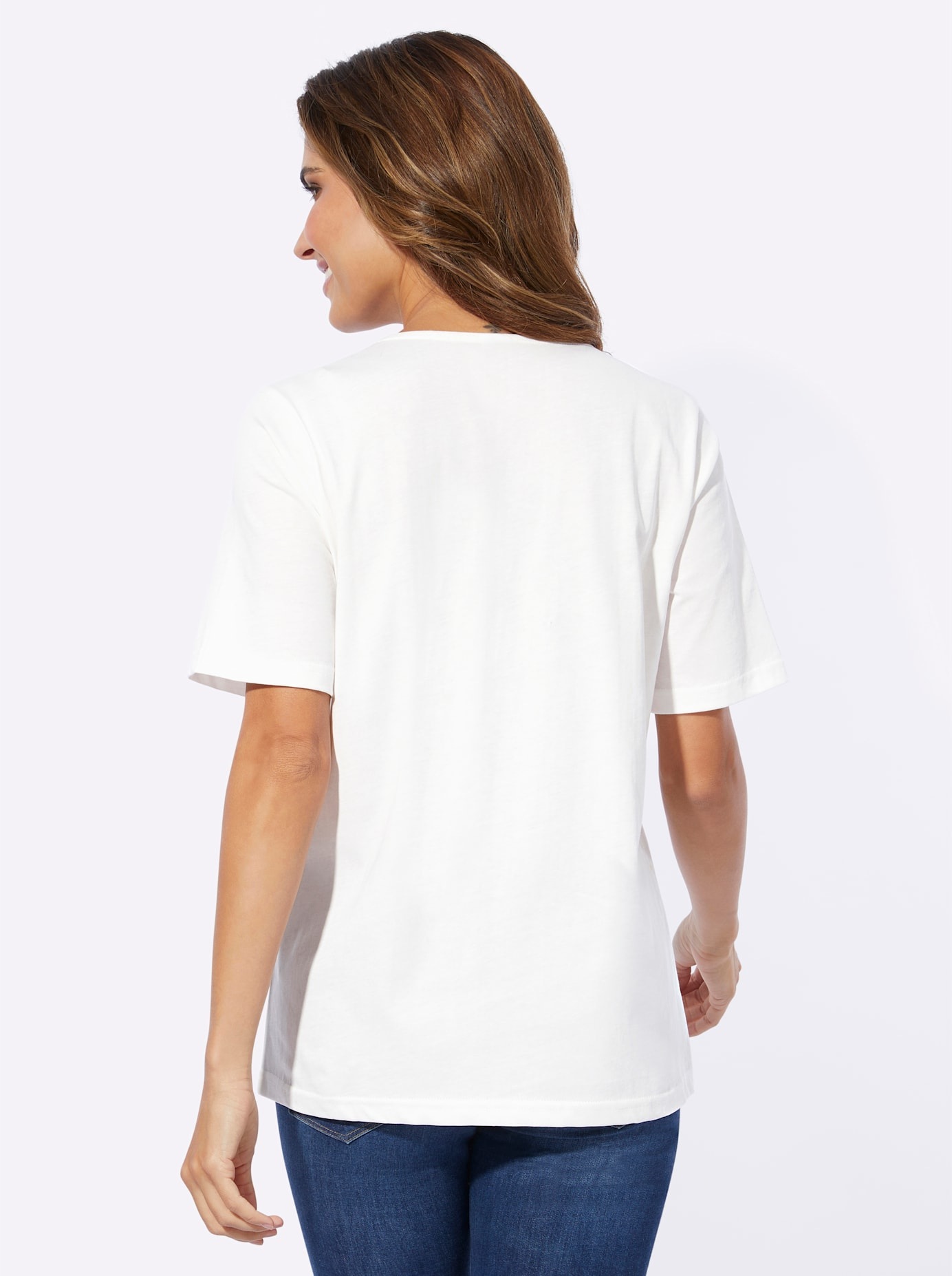Classic Basics Rundhalsshirt "Rundhals-Shirt" 1 Stk. tlg. günstig online kaufen