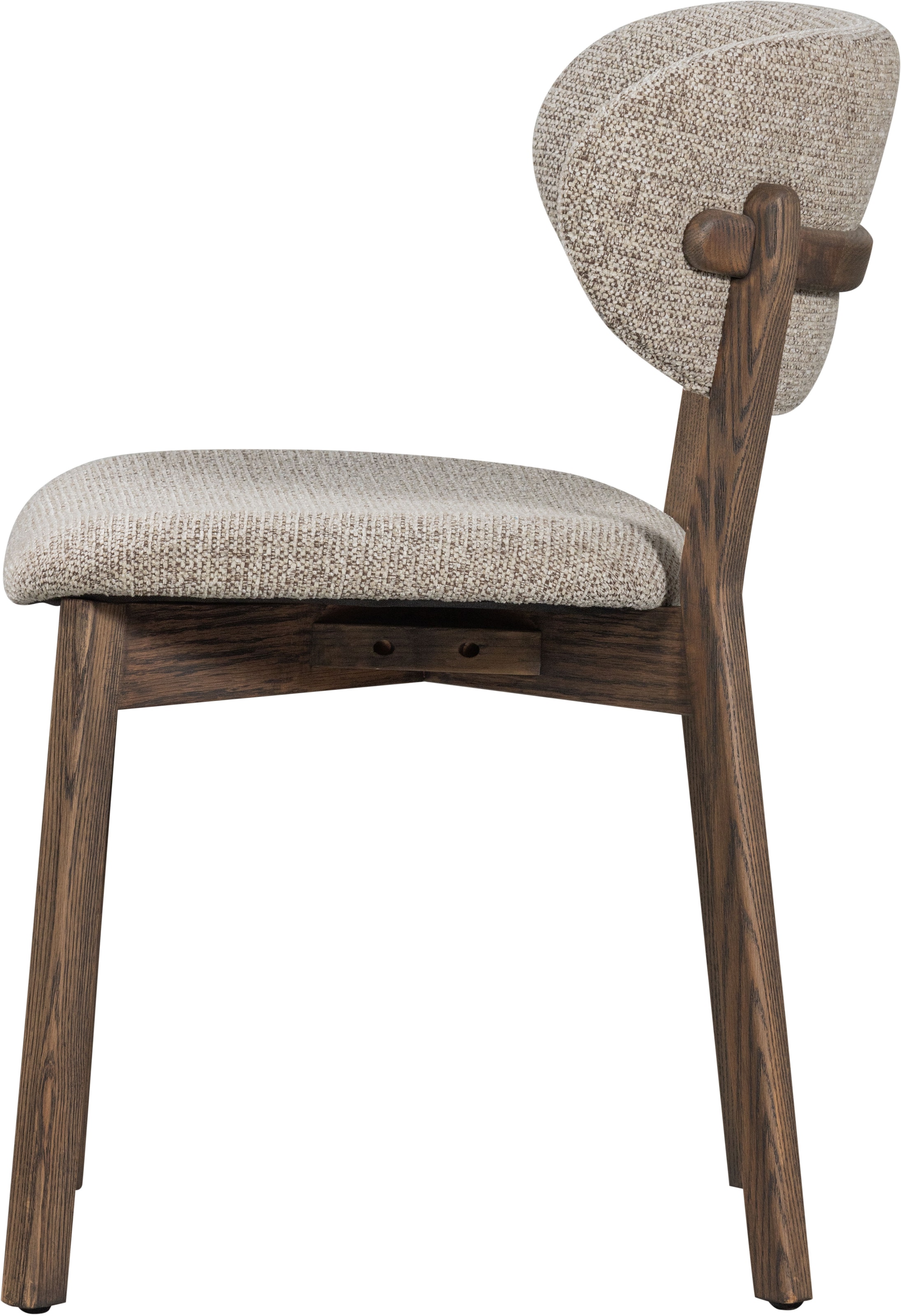 WOOOD Esszimmerstuhl »UDAR ESSZIMMERSTUHL MIT HOLZRAHMEN BRAUN - 2ER SET« (Set) 2 Stk.Der WOOOD Udar Stuhl vereint gewebt, Eiche & modernes Design.