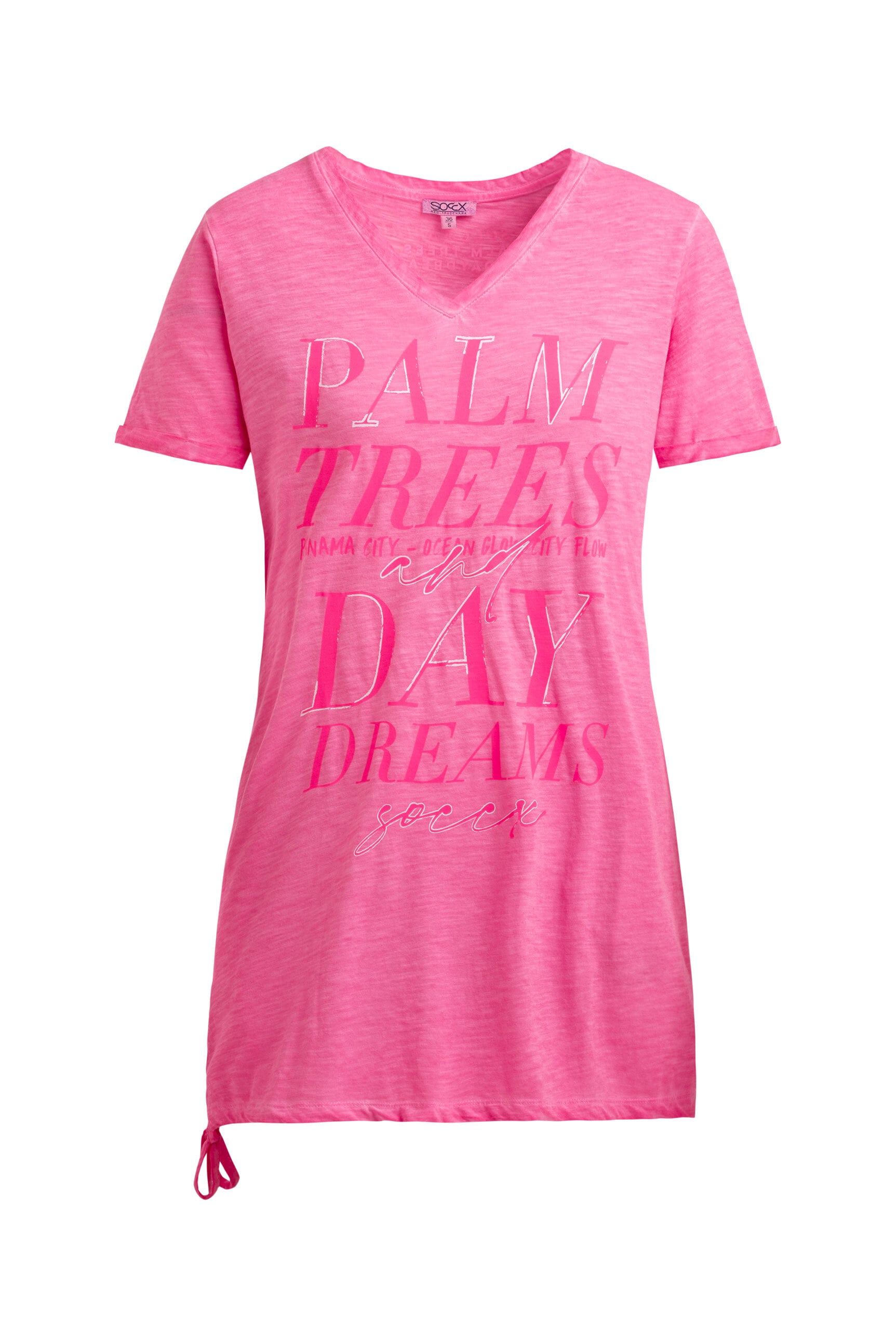 SOCCX V-Shirt aus Baumwolle