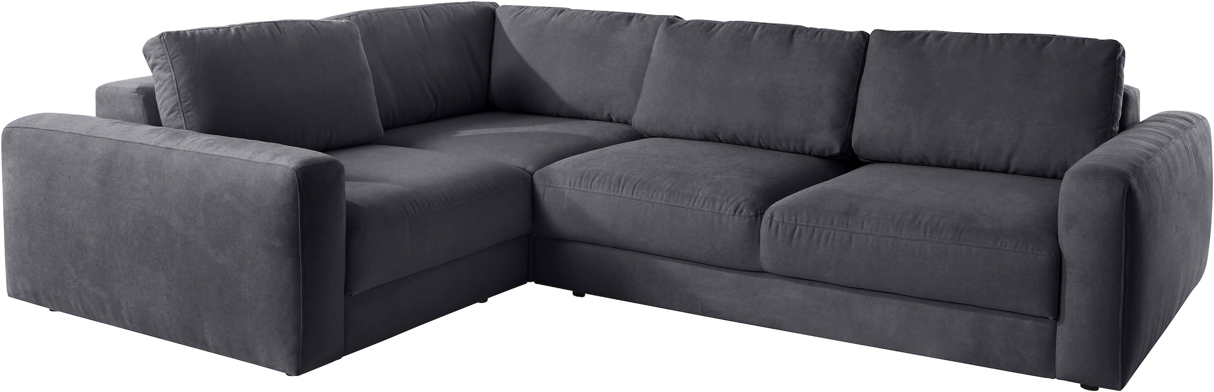 Places of Style Ecksofa »Bloomfield, L-Form«, extra tiefe Sitzfläche, wahlweise mit Sitztiefenverstellung