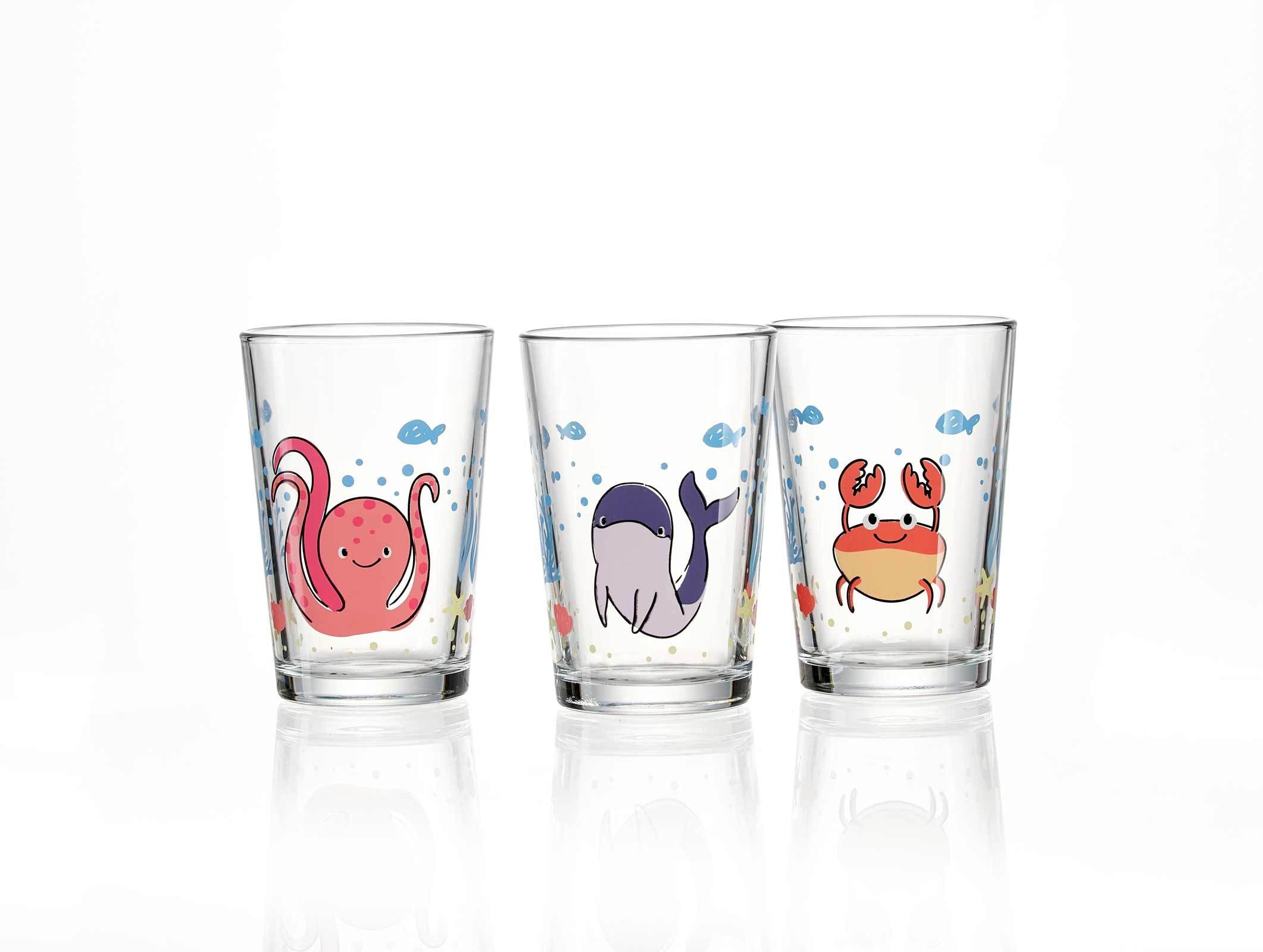 Ritzenhoff & Breker Kinderbecher »Kindergläser Unterwasserwelt 205 ml 24er Set bunt«