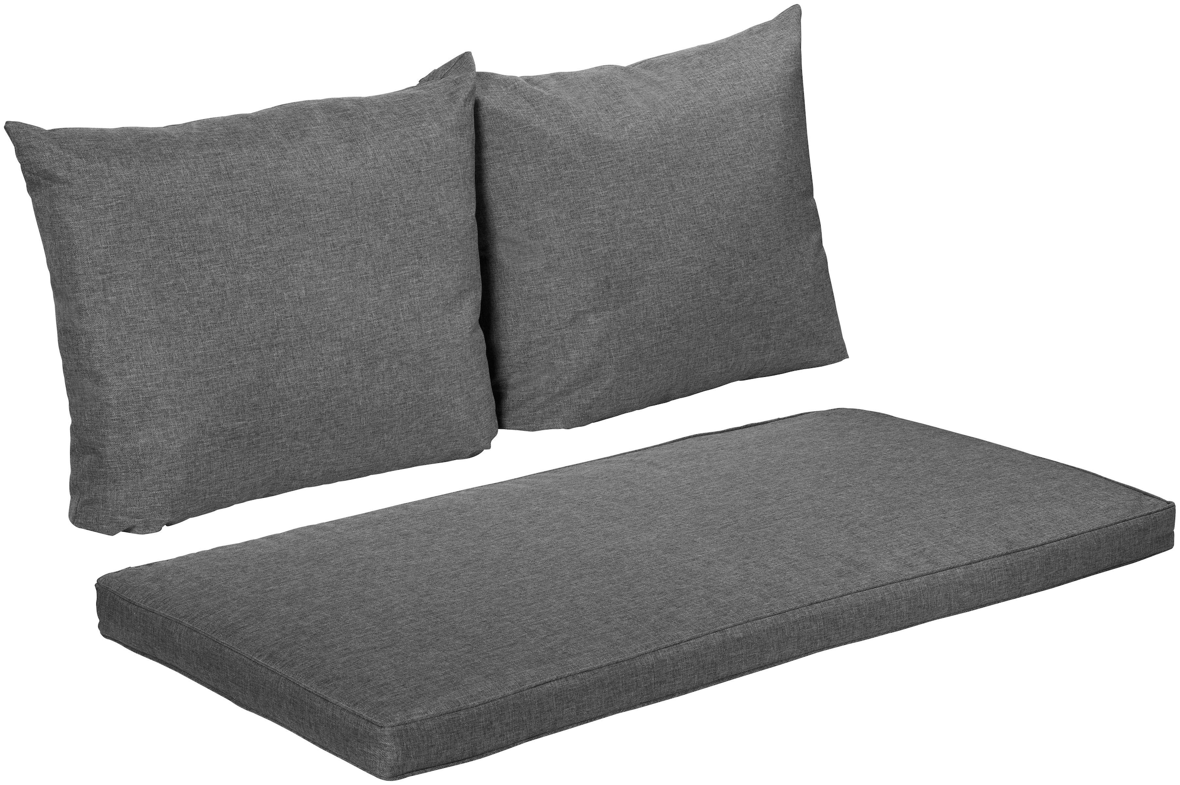 KONIFERA Gartenlounge-Set »Marseille«, (8 tlg.), Sofa, Tisch 57x57 cm, Hocker, Polyrattan