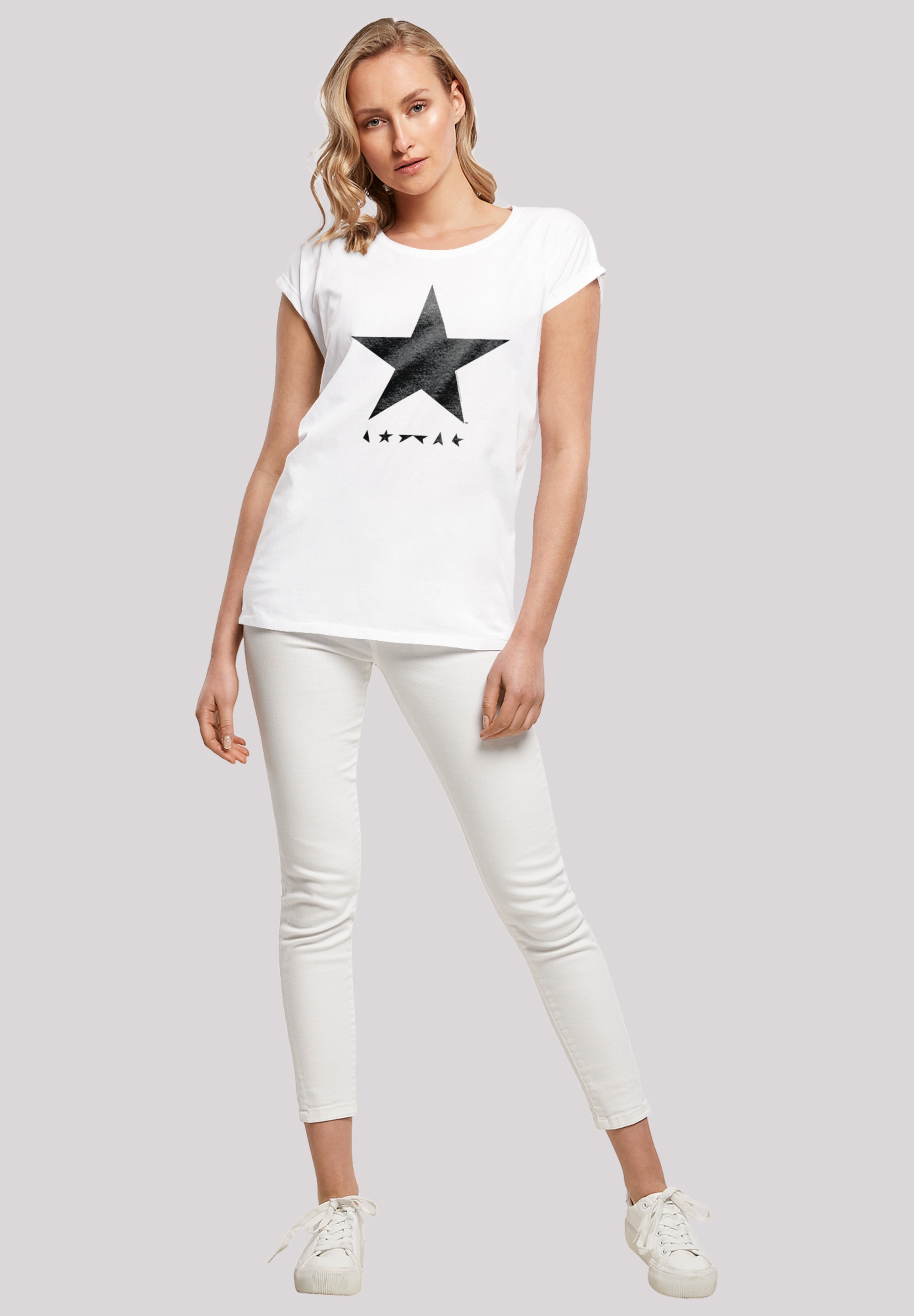 F4NT4STIC T-Shirt »David Bowie Star Logo«, Print