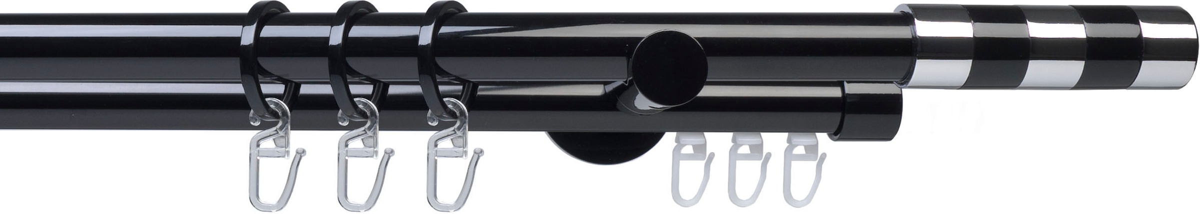 Liedeco Gardinenstange "Fertigstilgarnitur 20 mm Piano Murcia" Ø 20 mm 2 lä günstig online kaufen