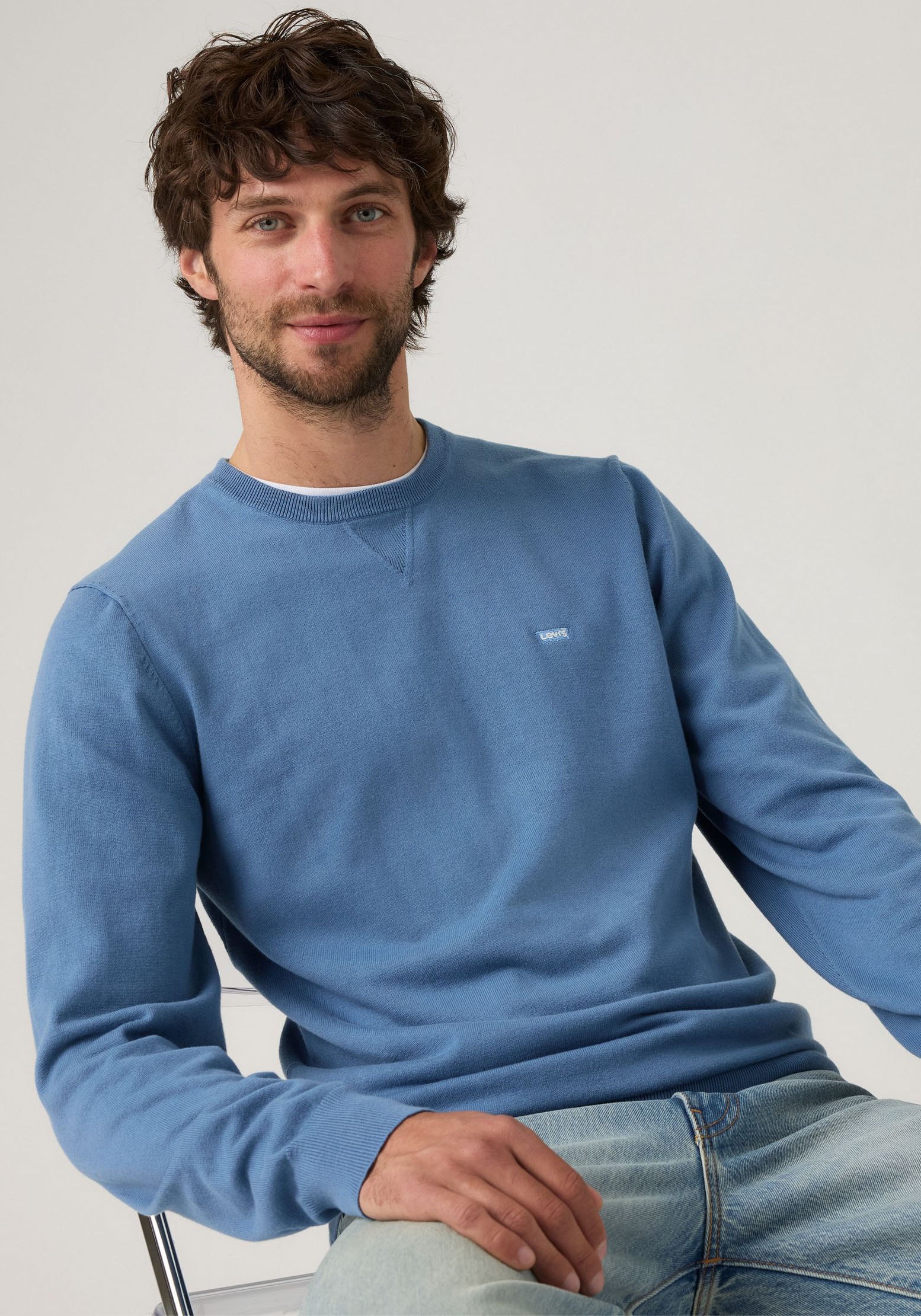 Levis Rundhalspullover "LIGHTWEIGHT HM SWEATER" günstig online kaufen