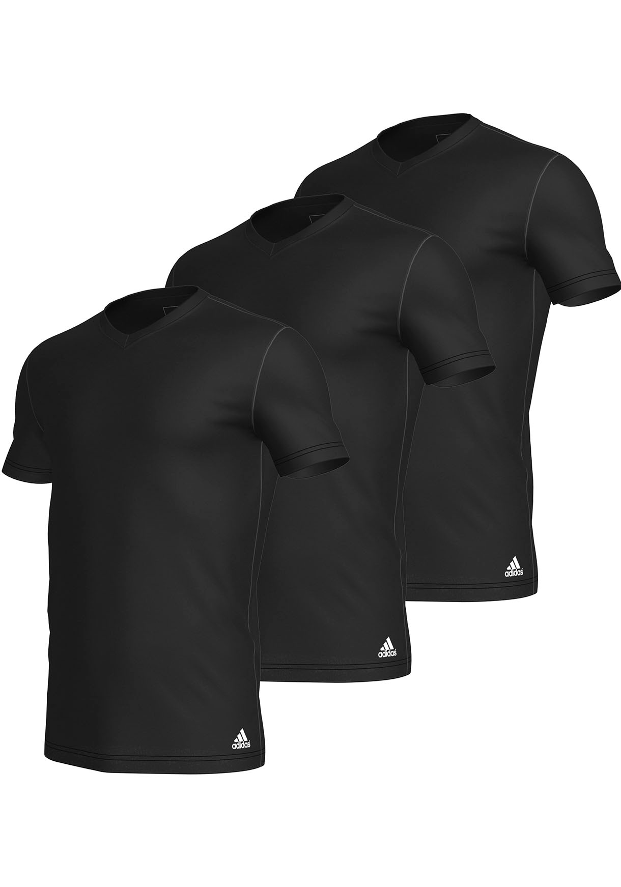 T-Shirt »"Active Flex Cotton"«, mit V-Ausschnitt, legere Passform