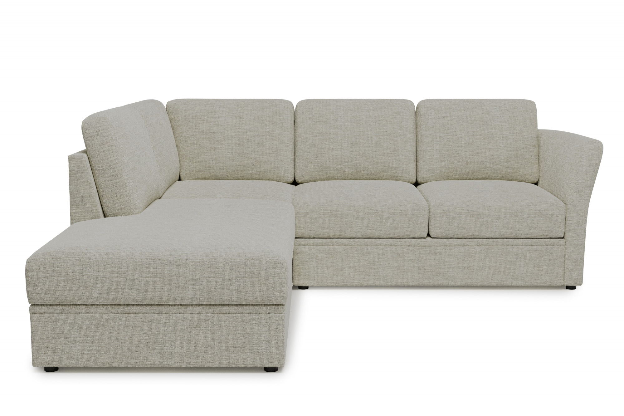 Home affaire Ecksofa »Lavars, L-Form, Schlafsofa«, mit Bettfunktion und Stauraum, in zwei verschiedenen Bezugsqualitäten