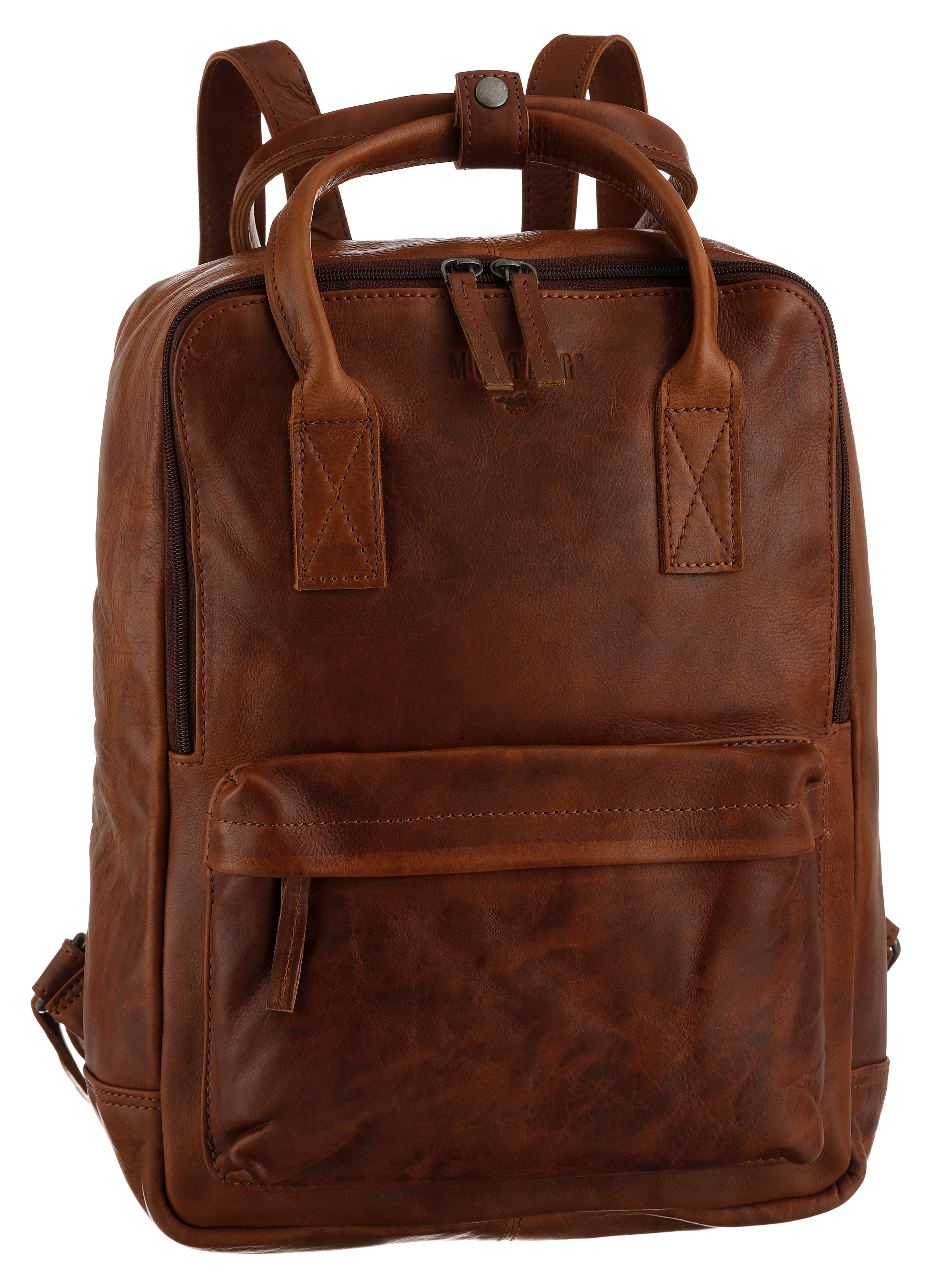 BAUR MUSTANG »Catania online Cityrucksack kaufen Reißverschluss-Vortasche Backpack«, | mit