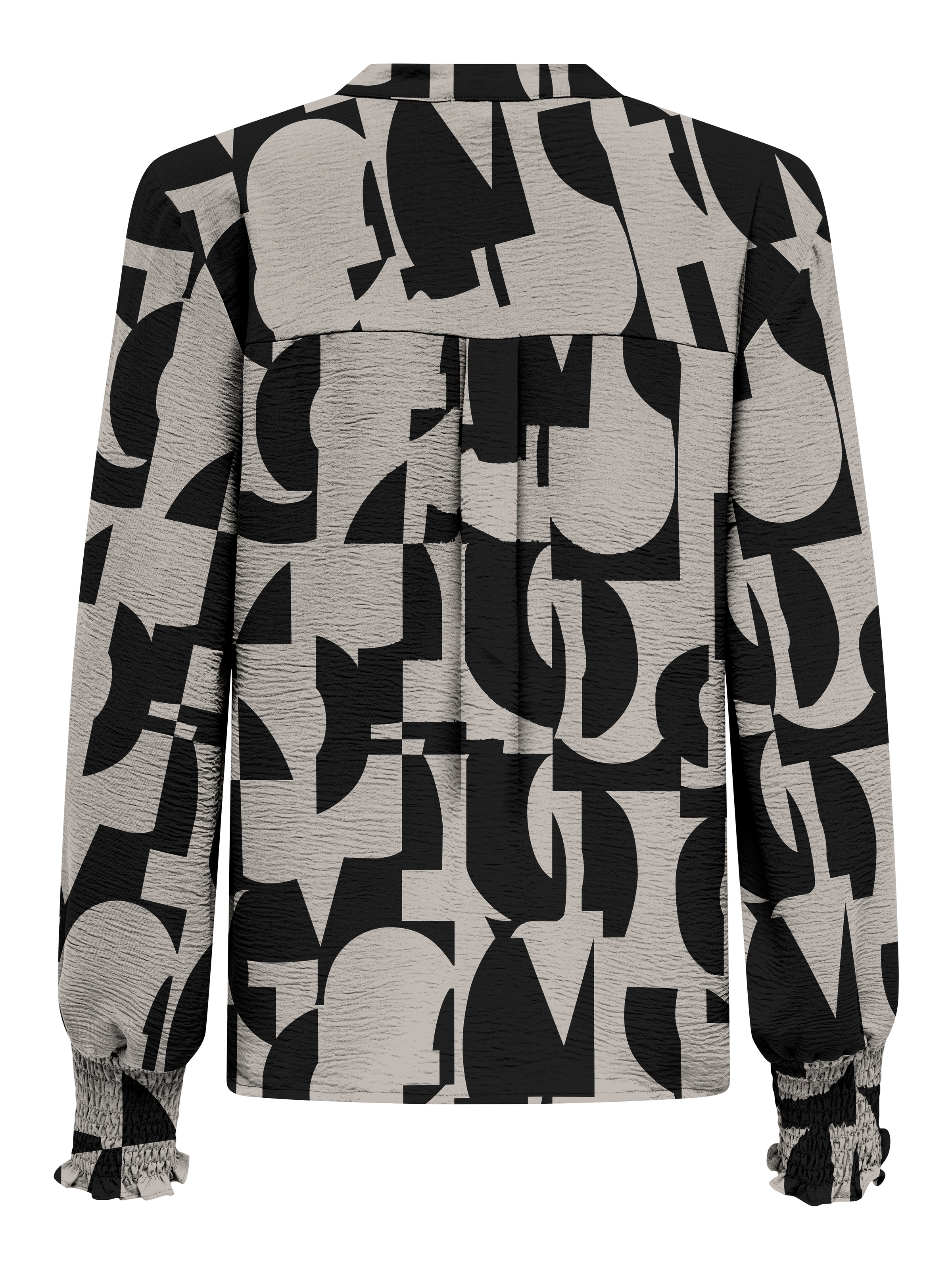 ONLY Blusenshirt "ONLMETTE V-NECK LS SMOCK TOP NOOS WVN" günstig online kaufen