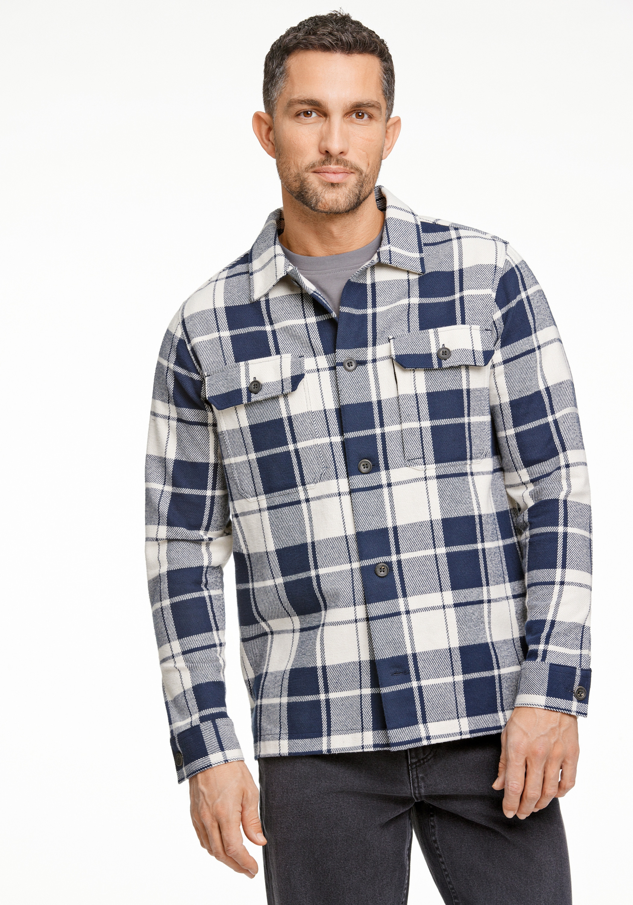 LINDBERGH Hemdjacke "Lindbergh Hemdjacke" günstig online kaufen