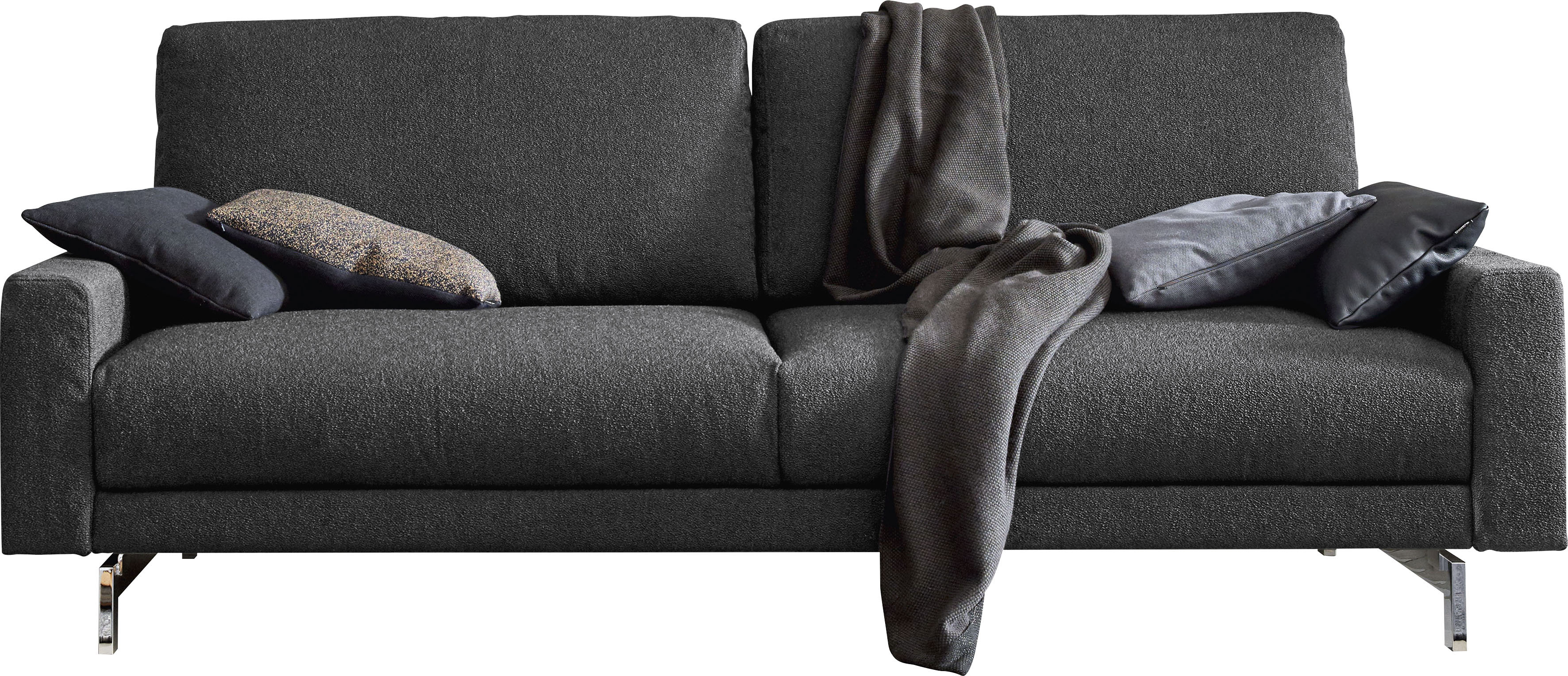 Creation BY ROLF BENZ 3-Sitzer "CR.450, Designsofa, Loungesofa" Armlehne niedrig, Fuß chromfarben glänzend, Breite 204 cm