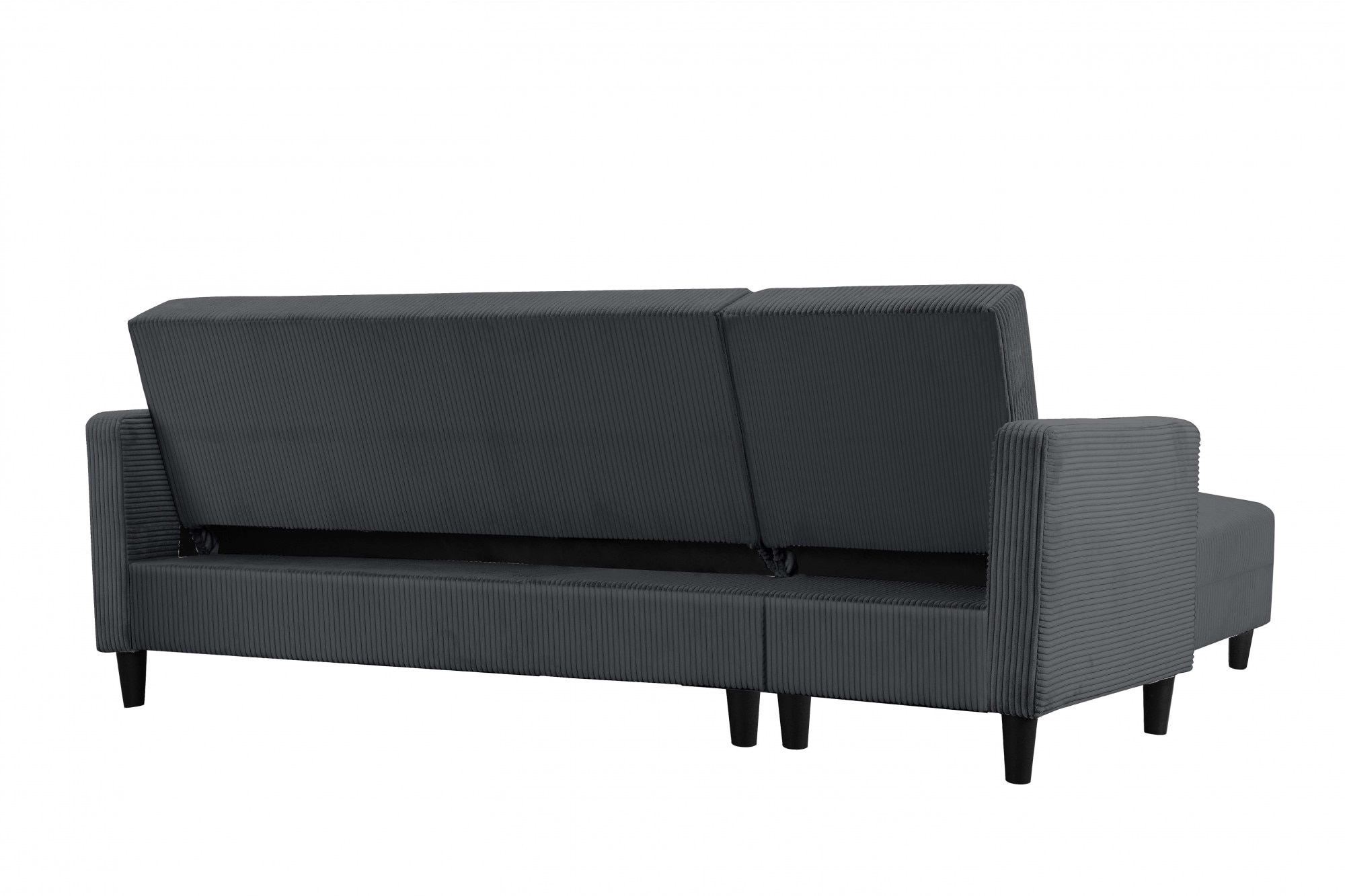 Dorel Home Ecksofa »Hartford II«, mit Bettfunktion und Stauraum, Recamiere beidseitig montierbar