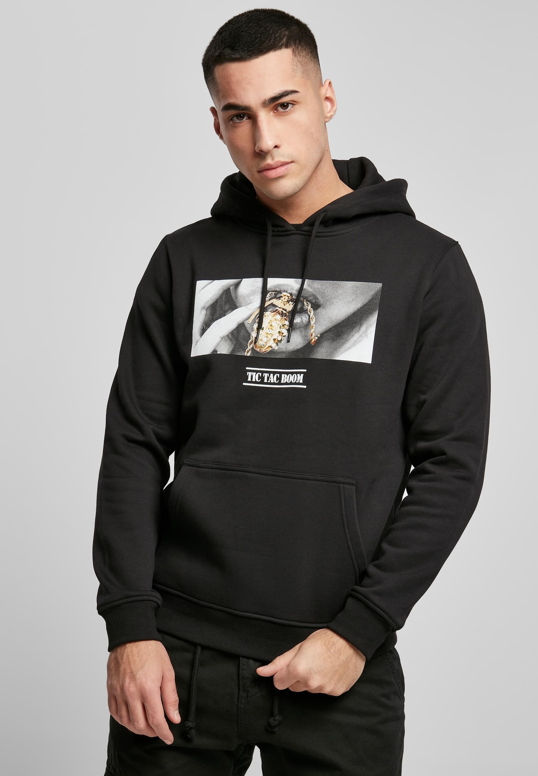 MisterTee Kapuzensweatshirt »MisterTee Herren Boom Hoody«, (1 tlg.)