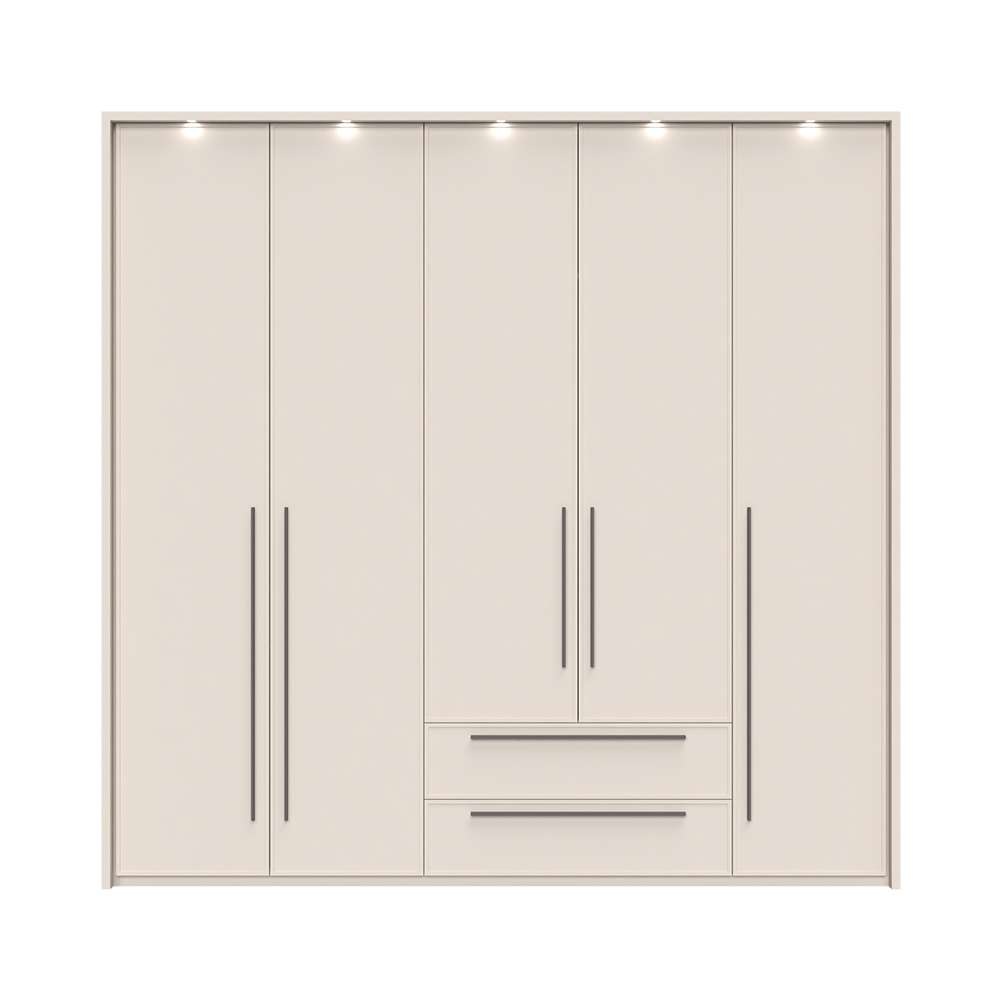 Places of Style Drehtürenschrank "Opera mit oder ohne Kranz inkl. LED-Bel., günstig online kaufen