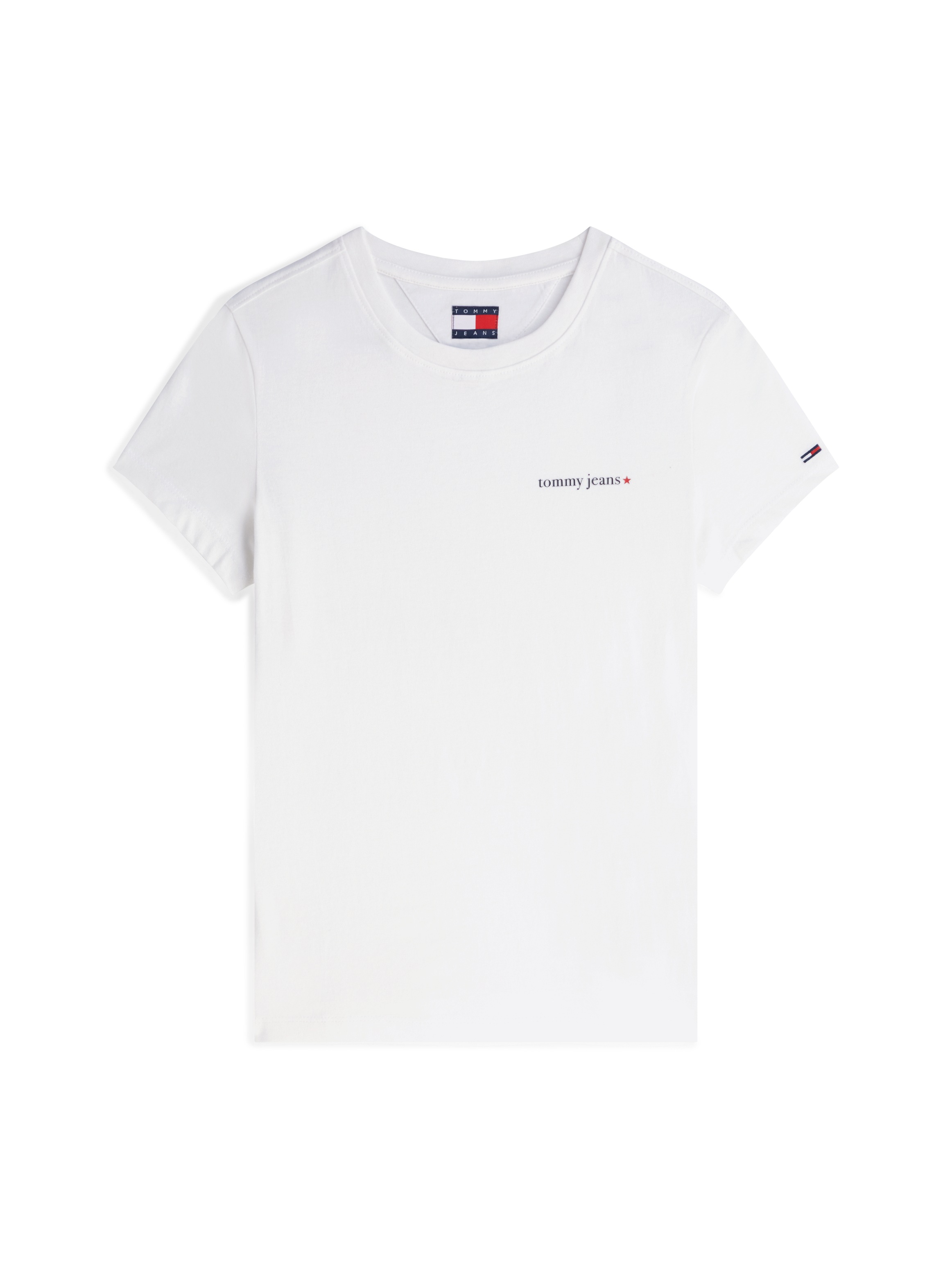Tommy Jeans T-Shirt »TJW SLIM ESS LOGO 1 SS TEE EXT« Baumwolle, slim fit