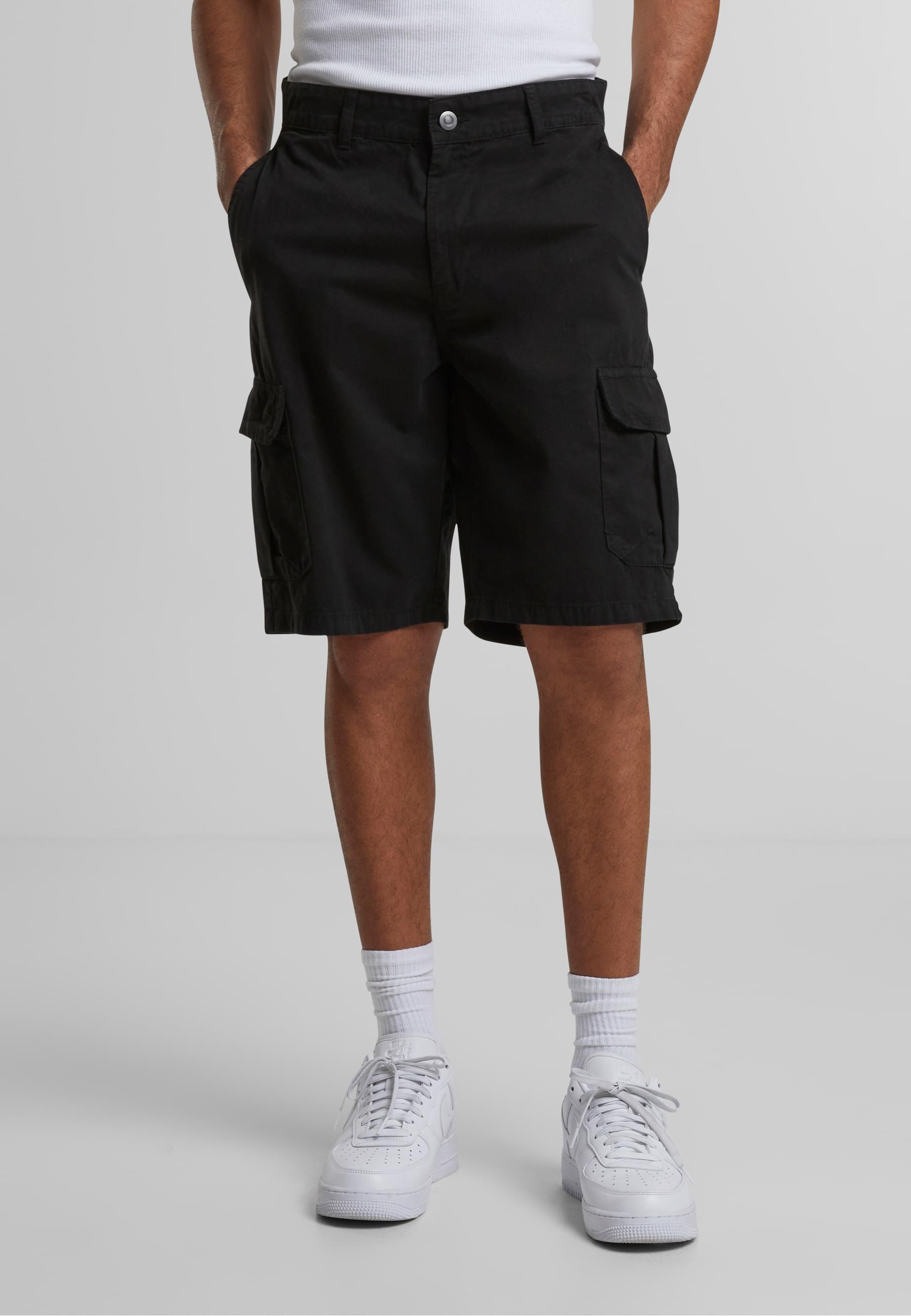 URBAN CLASSICS Stoffhose »Urban Classics Herren Big Cargo Bermuda«, (1 tlg.)