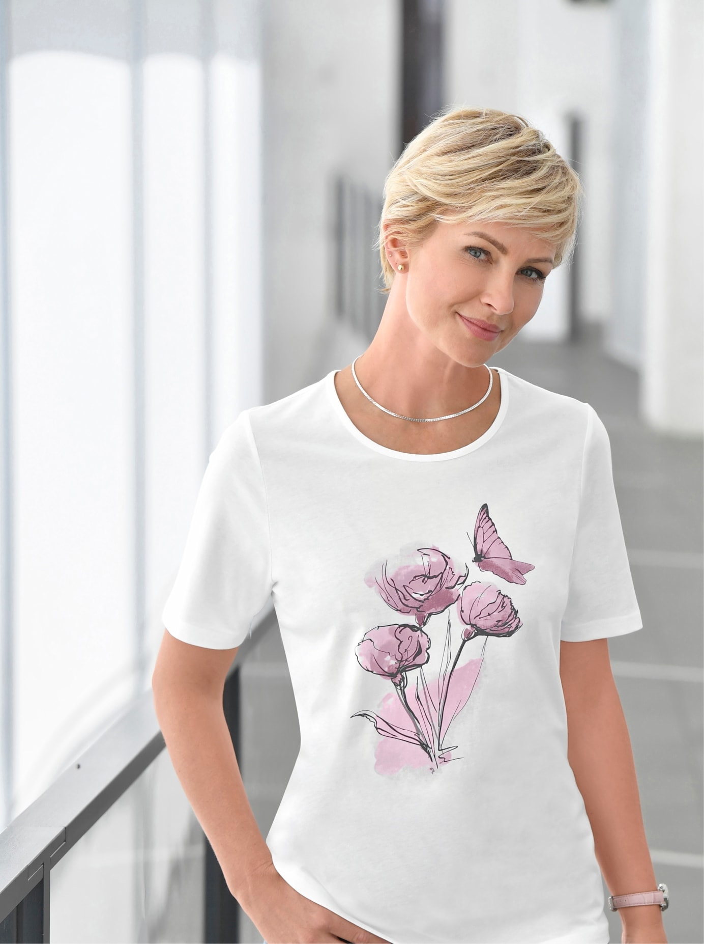 Classic Basics Kurzarmshirt "Shirt" 1 Stk. tlg. günstig online kaufen