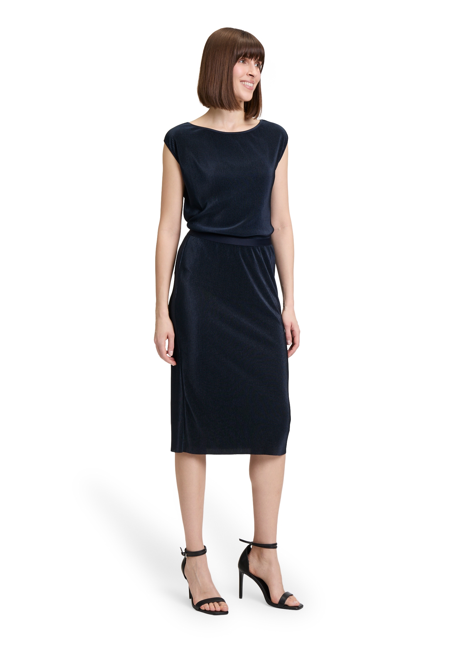 Betty&Co Midirock »Betty & Co Midirock mit Plissee«, Plissee