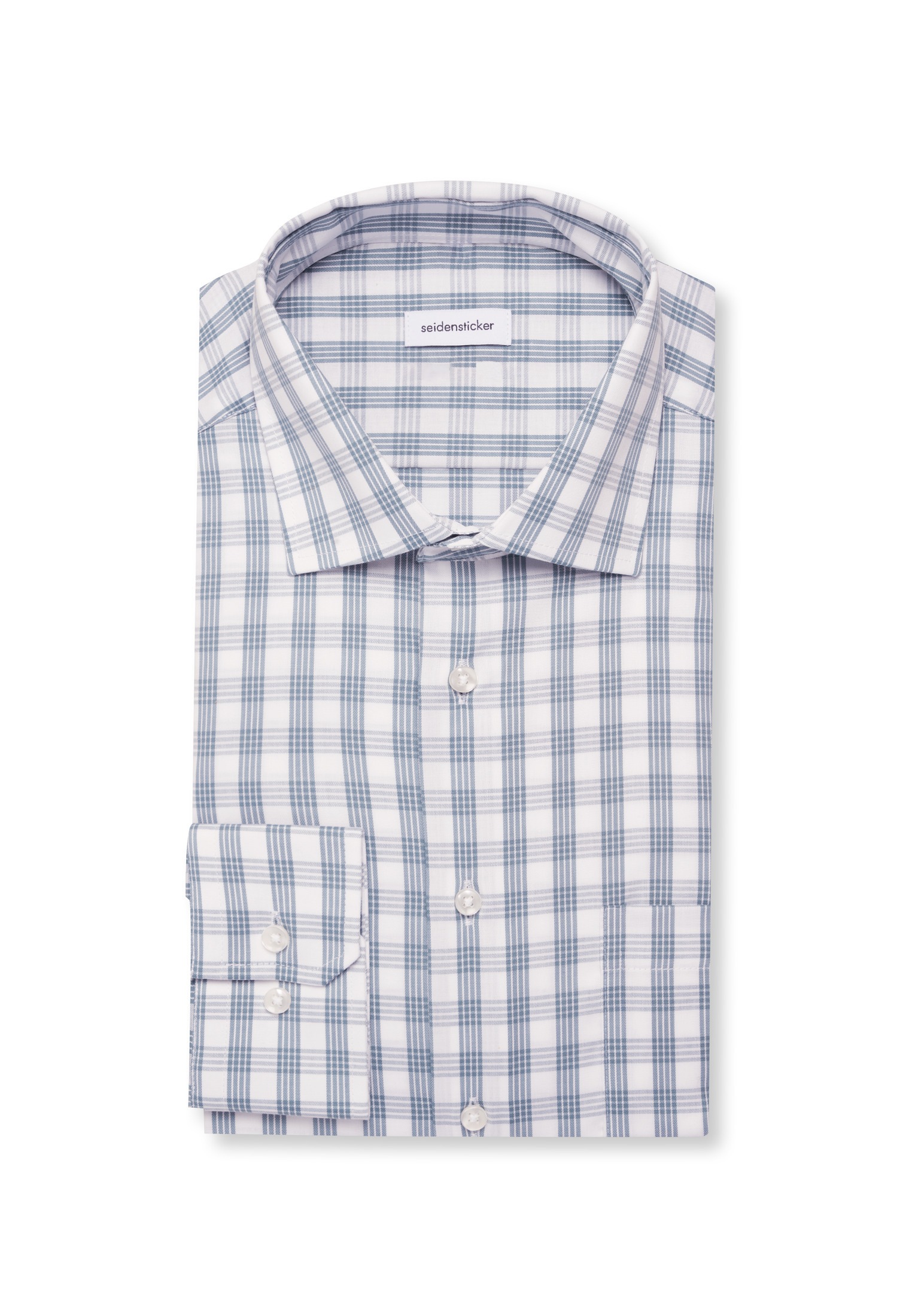 seidensticker Businesshemd »Comfort« Comfort 1/1 Kentkragen Karo