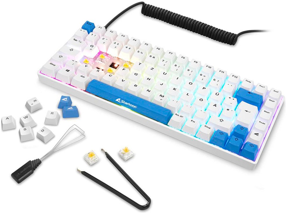 Sharkoon Gaming-Tastatur »SKILLER SGK50 S3 PBT«, (USB-Anschluss-Profil-Speicher)