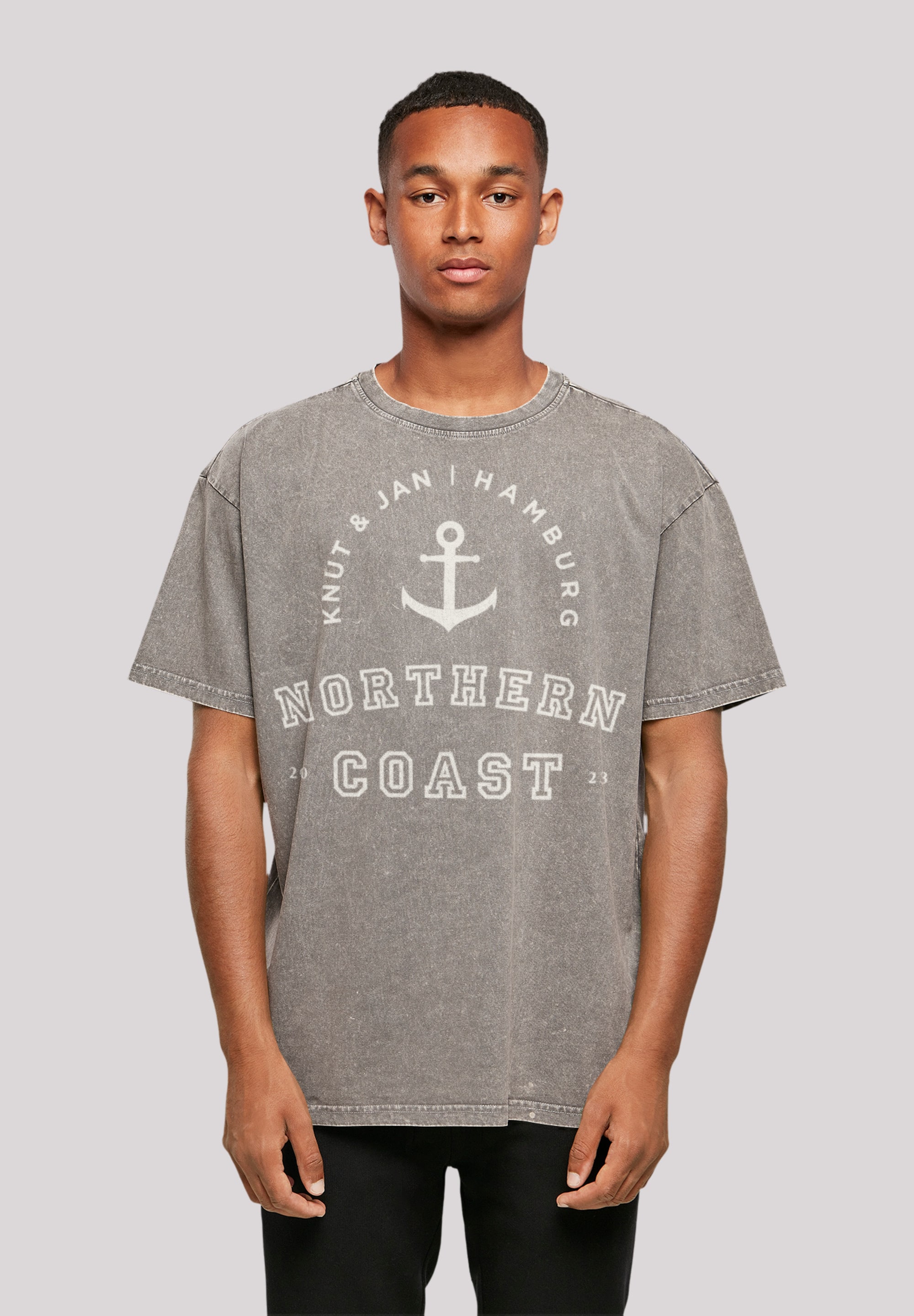 F4NT4STIC T-Shirt »Northern Knut Print Jan für | Coast & ▷ Nordsee BAUR Hamburg«