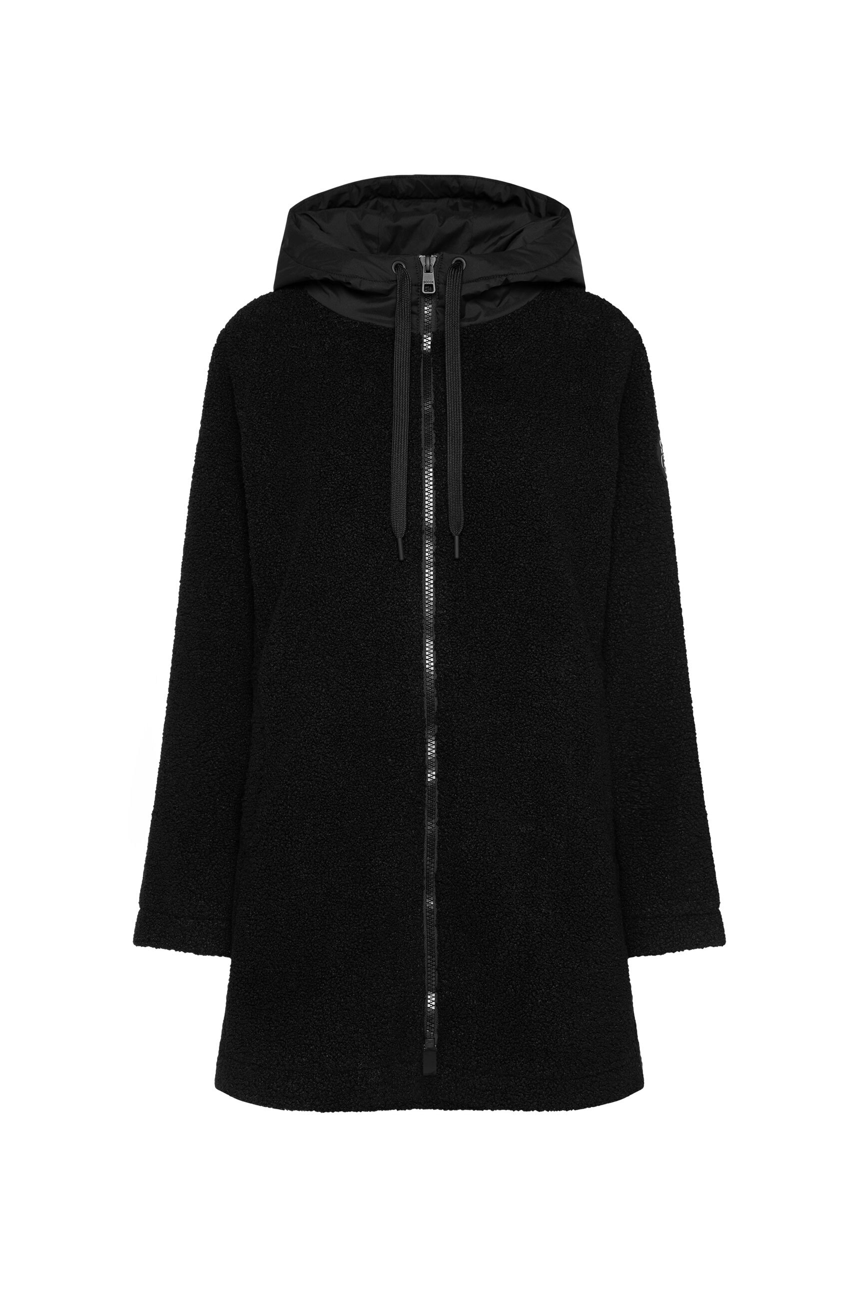 SOCCX Kurzmantel in Bouclé-Strick-Optik