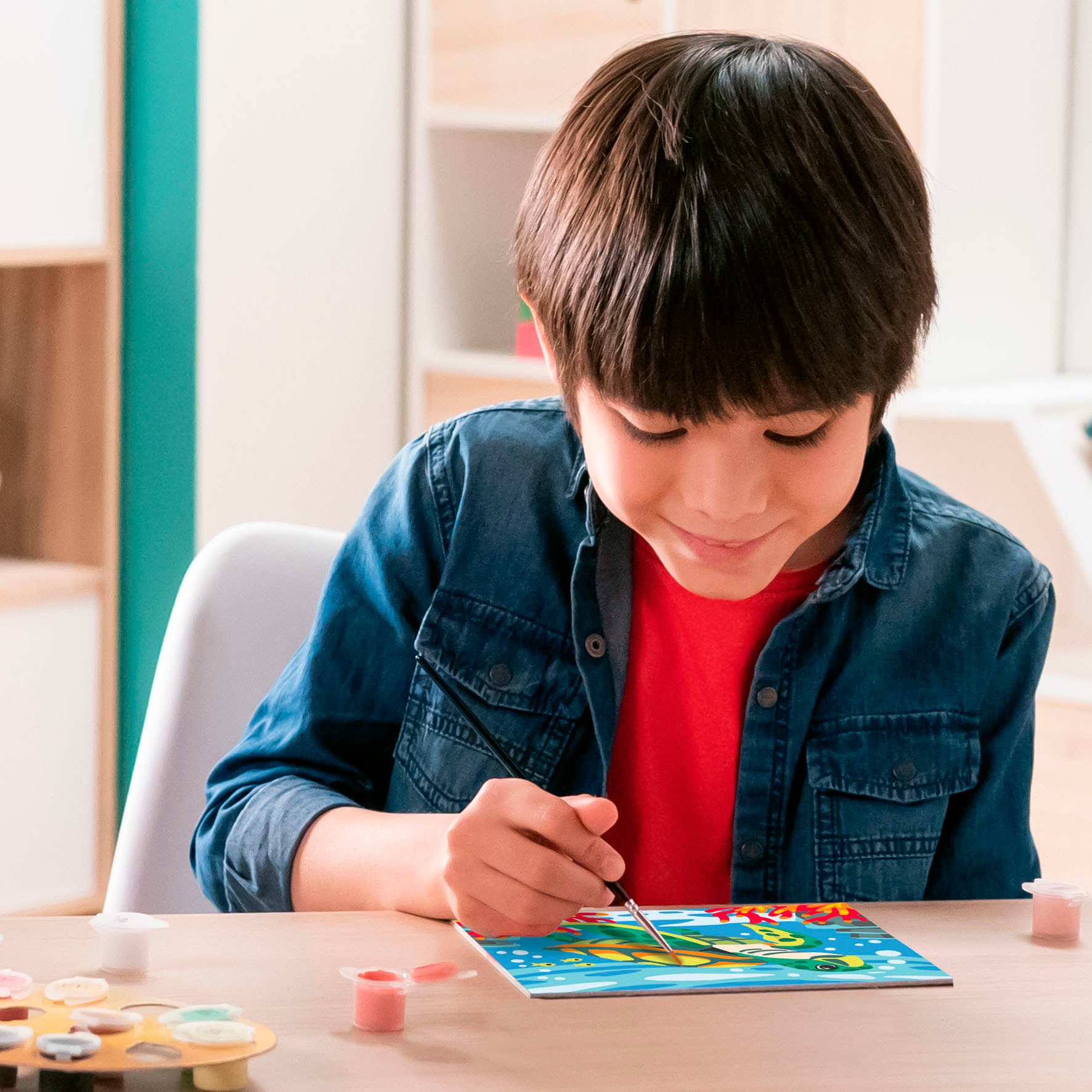 Ravensburger Malen nach Zahlen »CreArt, Meeresschildkröte«, Made in Europe