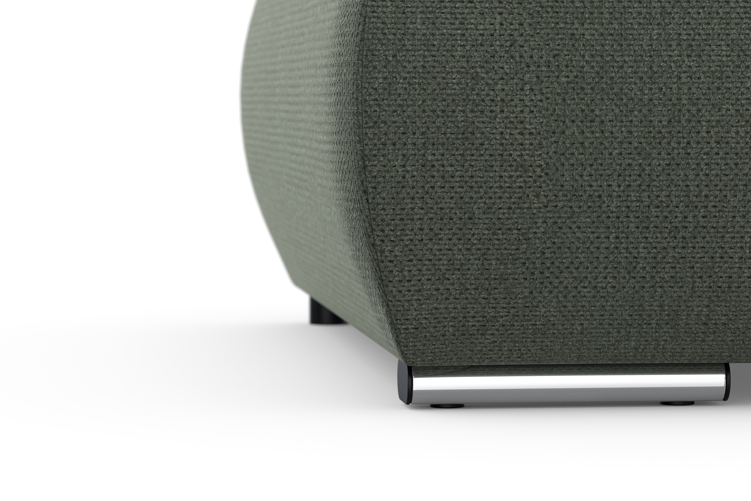 DOMO collection Ecksofa »Moric, L-Form, XXL-Sofa - Breite 300cm«, wahlweise mit Bettfunktion und Armteilverstellung, dunkelgrün