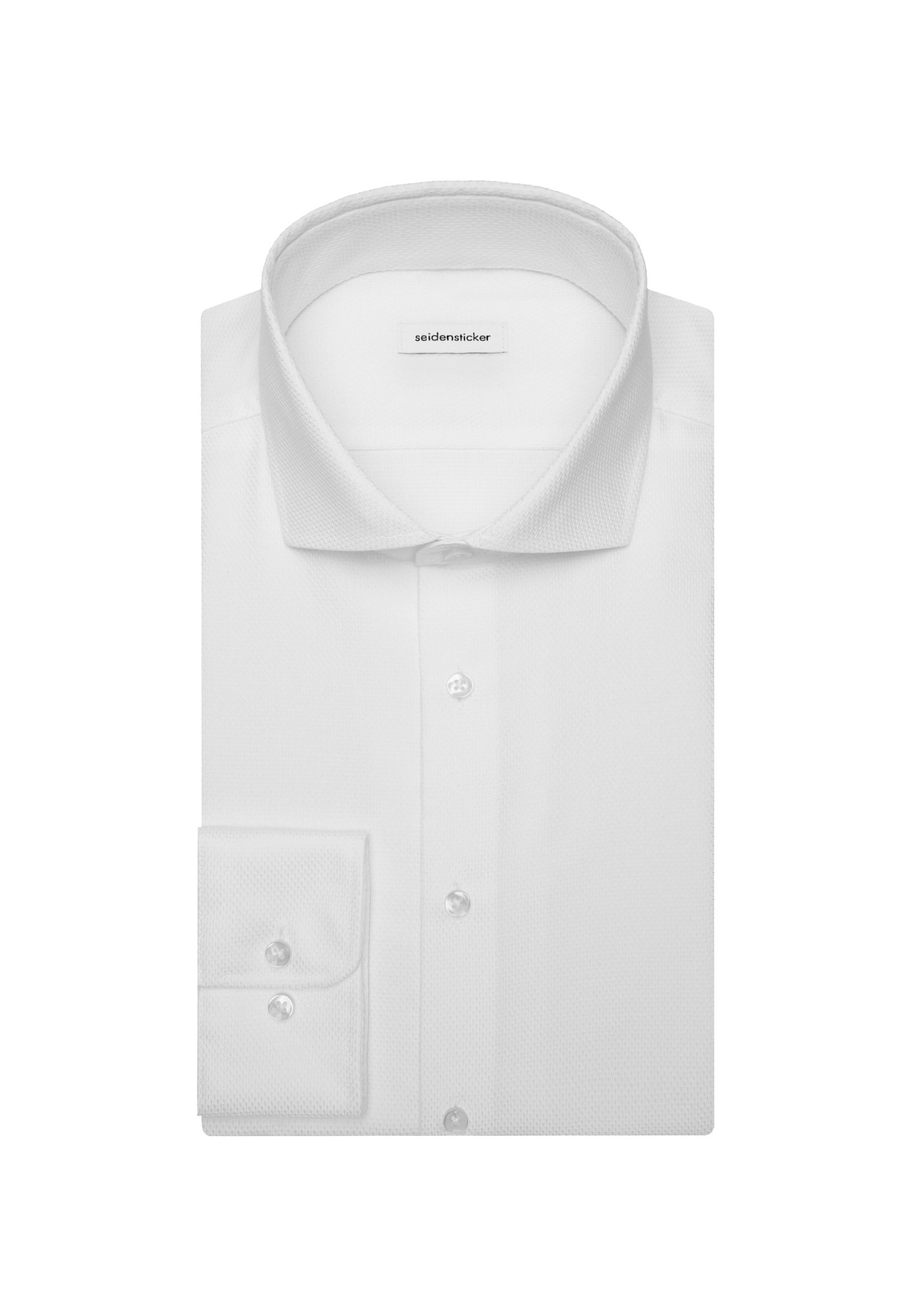 seidensticker Businesshemd »Schwarze Rose« Regular 1/1 Extra lang Kentkragen Struktur