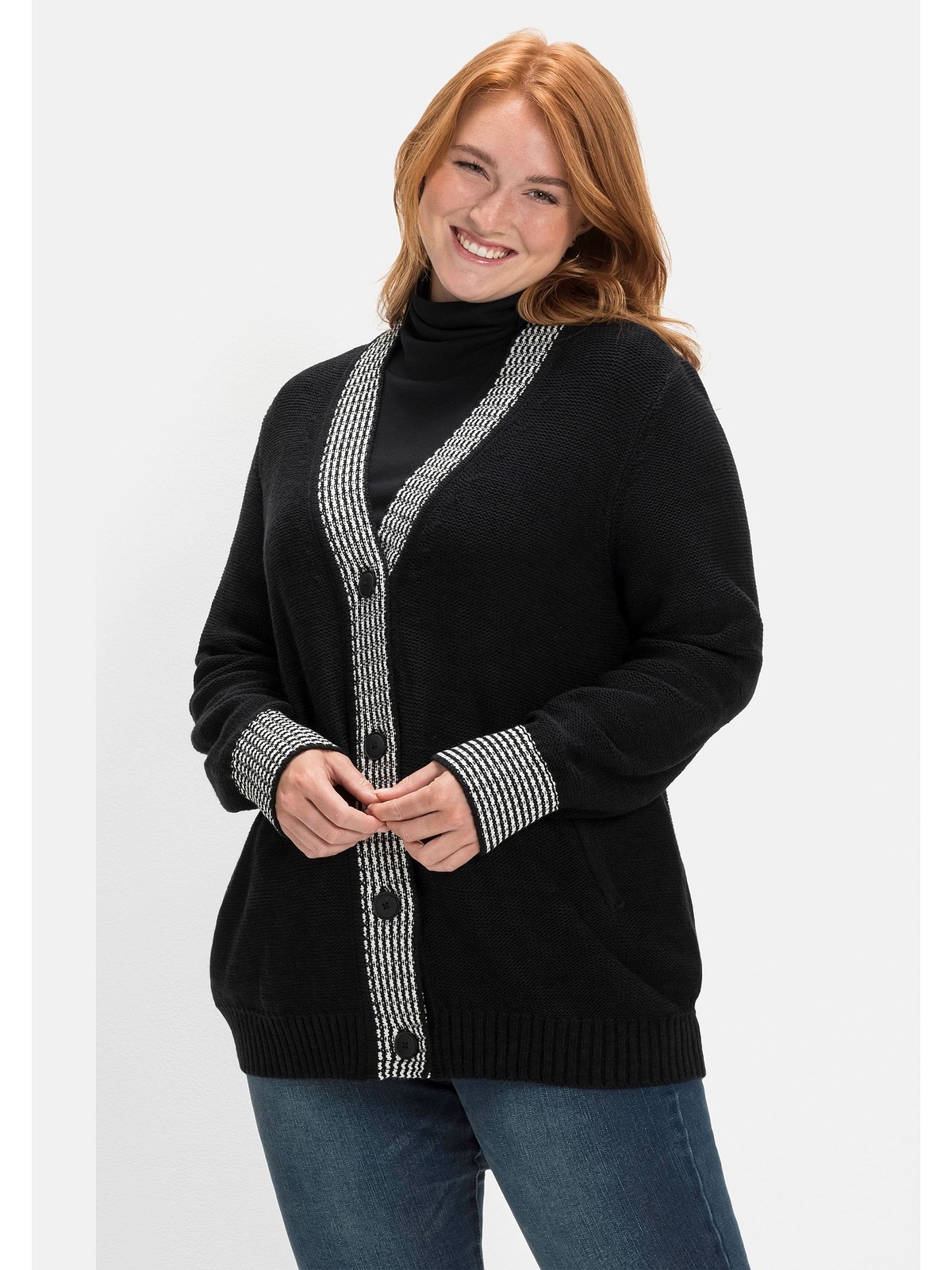 & sheego großen | Größen Strickjacken ▷ BAUR in kaufen Pullover