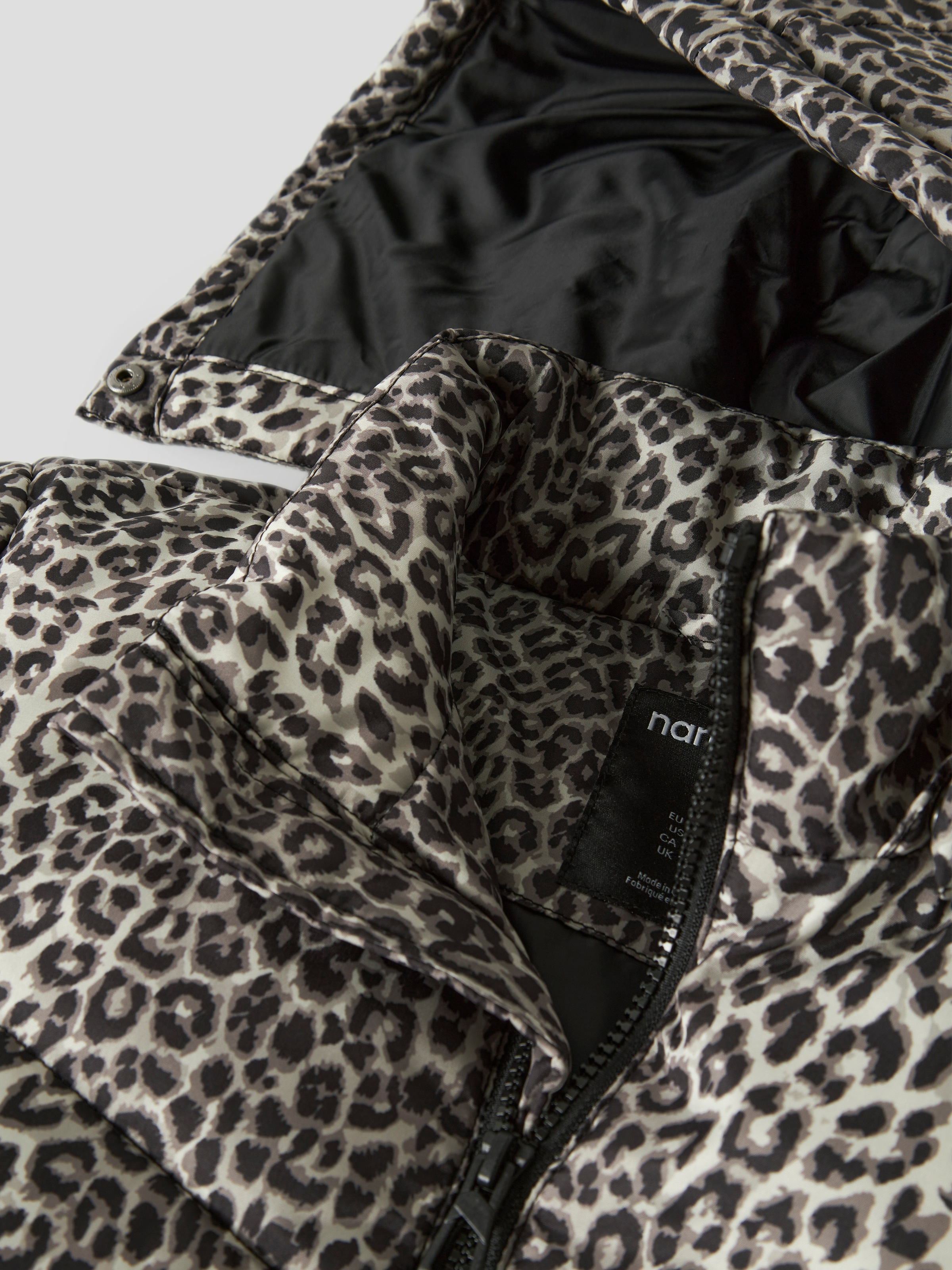 Name It Steppjacke »NKFMORY PUFFER JACKET« mit Kapuze Kunstfaser, mit reflektierendem Detail