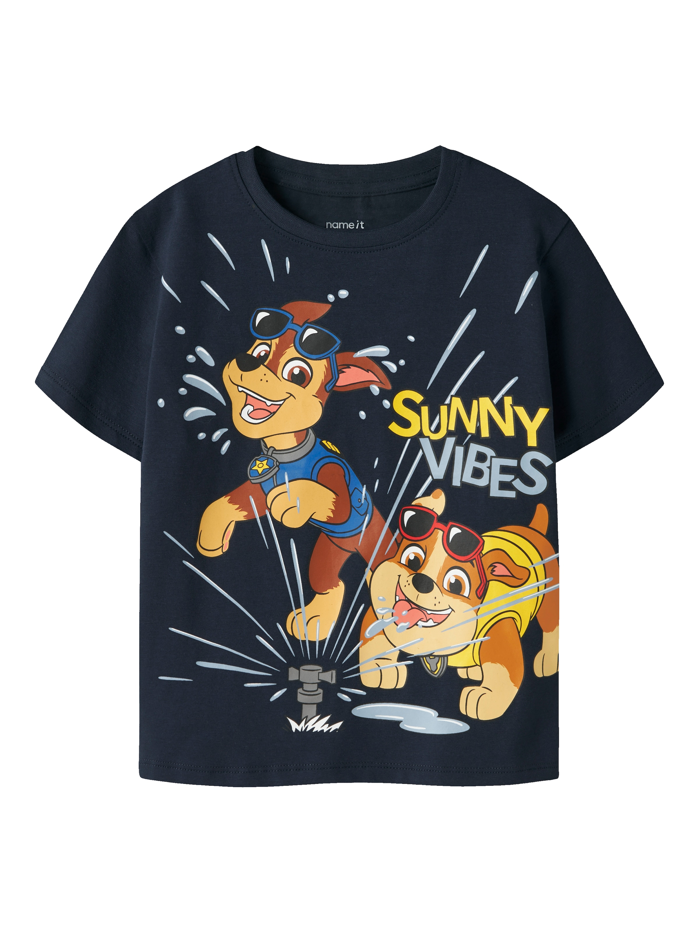 Name It T-Shirt "NMMMACAS PAW SS NREG TOP CPLG" Baumwollmischung, regular fit