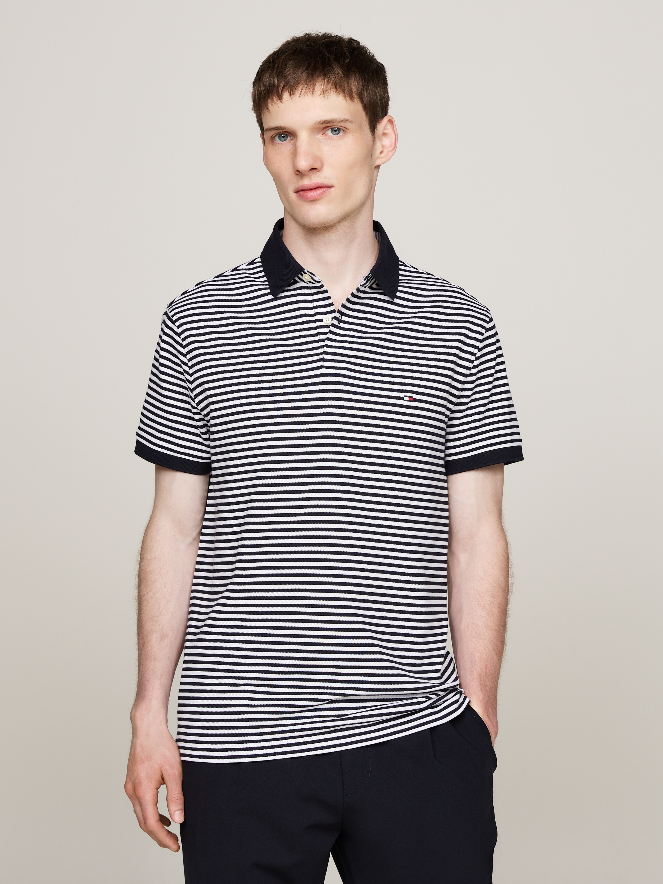 Tommy Hilfiger Poloshirt "1985 REGULAR POLO", fein gestreift günstig online kaufen