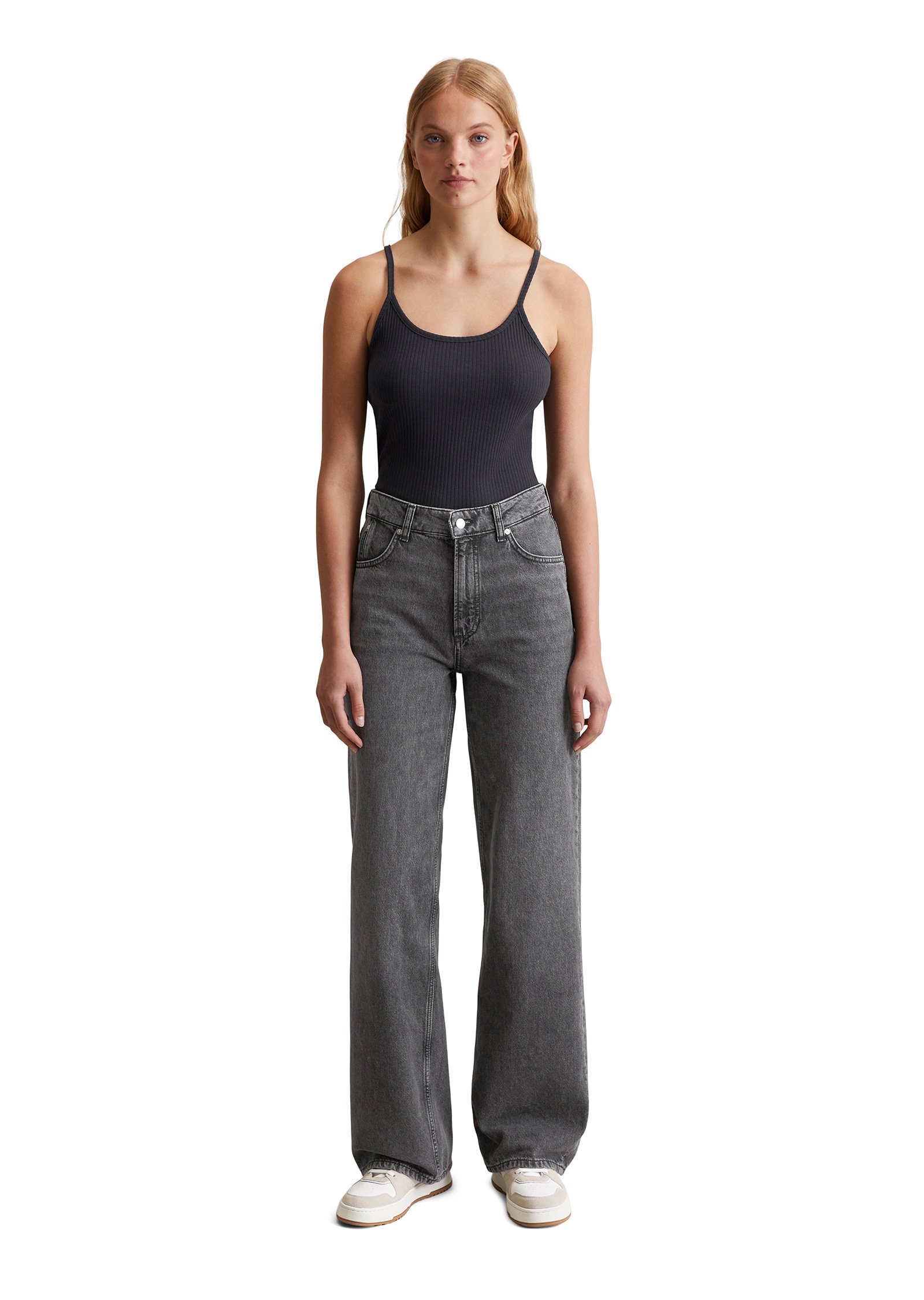 Marc O'Polo DENIM Weite Jeans »aus Bio-Baumwolle ohne Stretch«