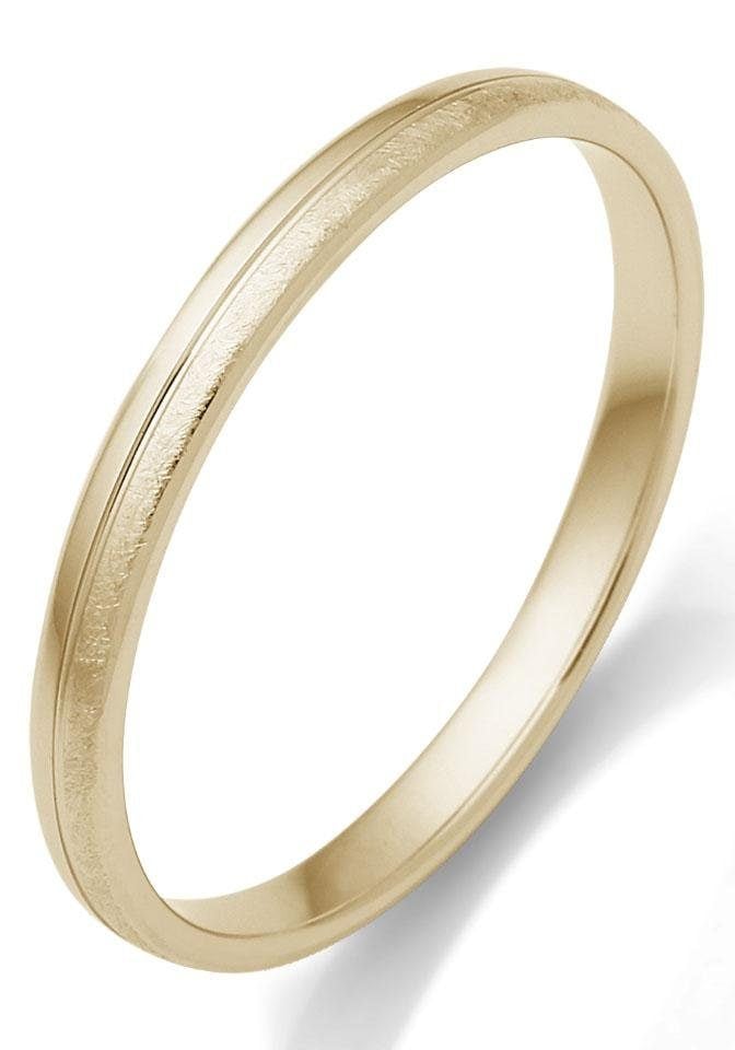 Firetti Trauring »Schmuck Geschenk Gold 375 Hochzeit Ehering "LIEBE"« Made in Germany, wahlweise mit oder ohne Brillanten