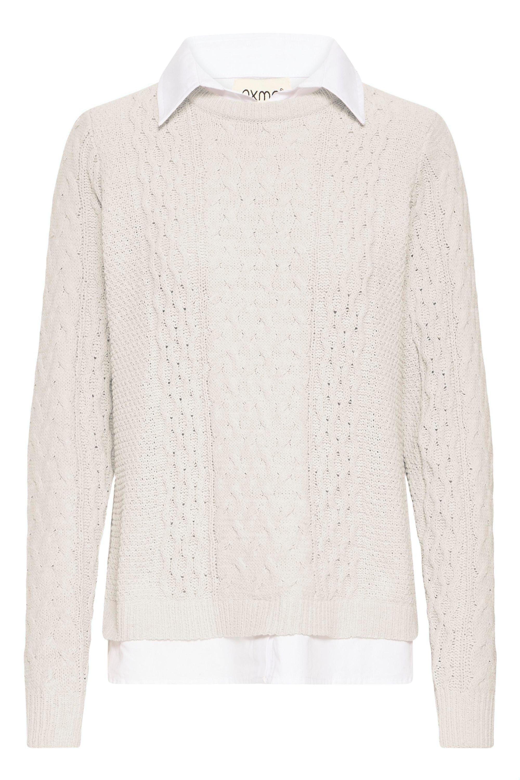 OXMO Strickfleece-Pullover "Strickpullover OXFSanvi"
