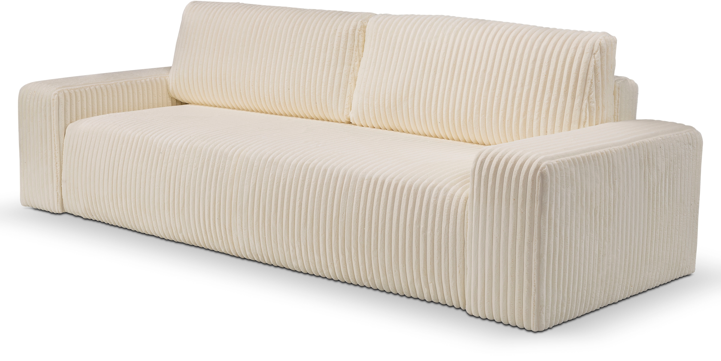 WERK2 Schlafsofa "Hugo", Design 2-Sitzer Sofa in Cord mit Schlaffunktion & günstig online kaufen