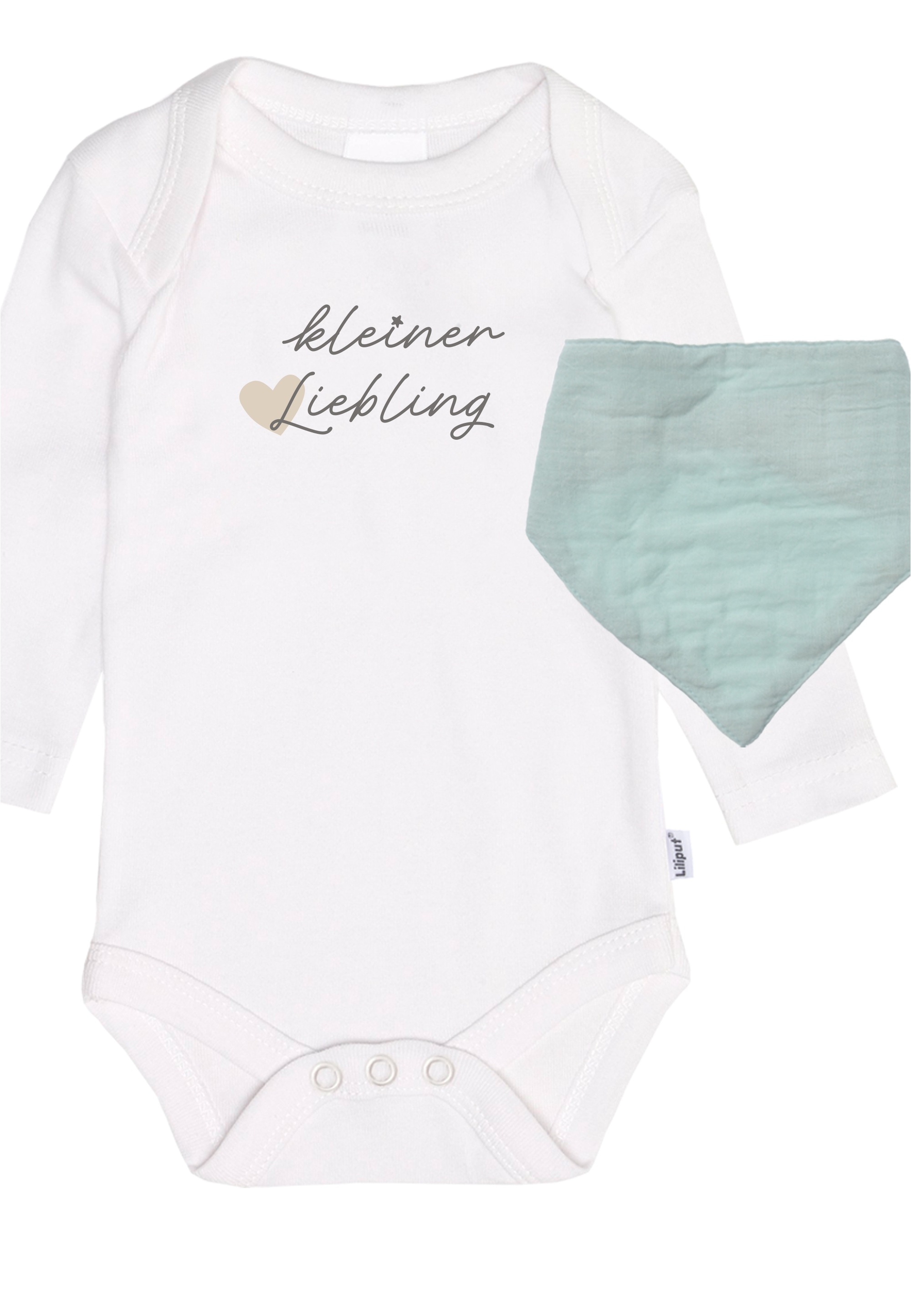 Liliput Erstausstattungspaket »kleiner Liebling«, mit Musselinhalstuch und Langarmbody