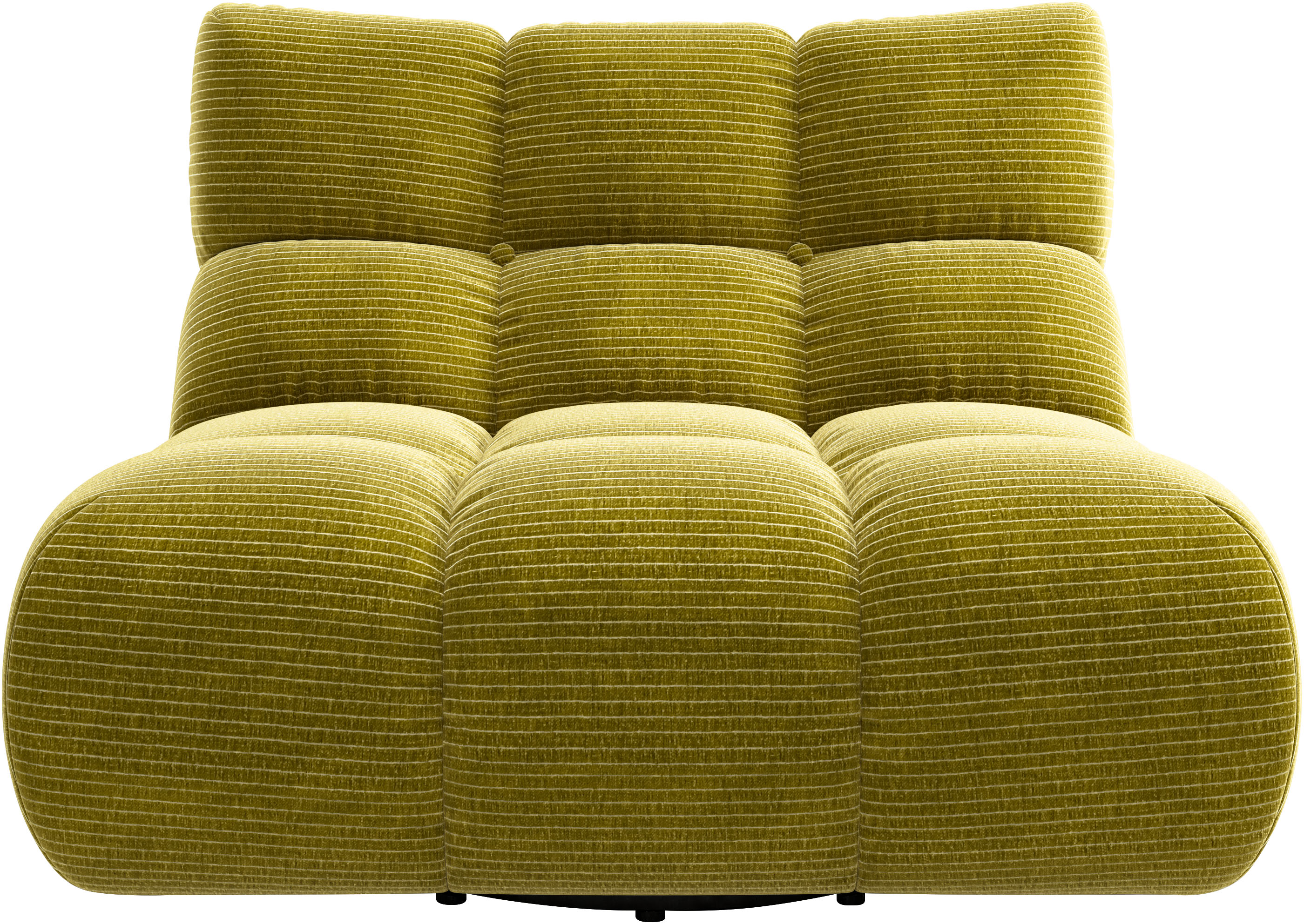 Home affaire 1,5-Sitzer "Cozy Bubble, 360 drehbarer Sessel, Breite 107 cm" mit eleganter Steppung, Rundumbezug & weicher Polsterung